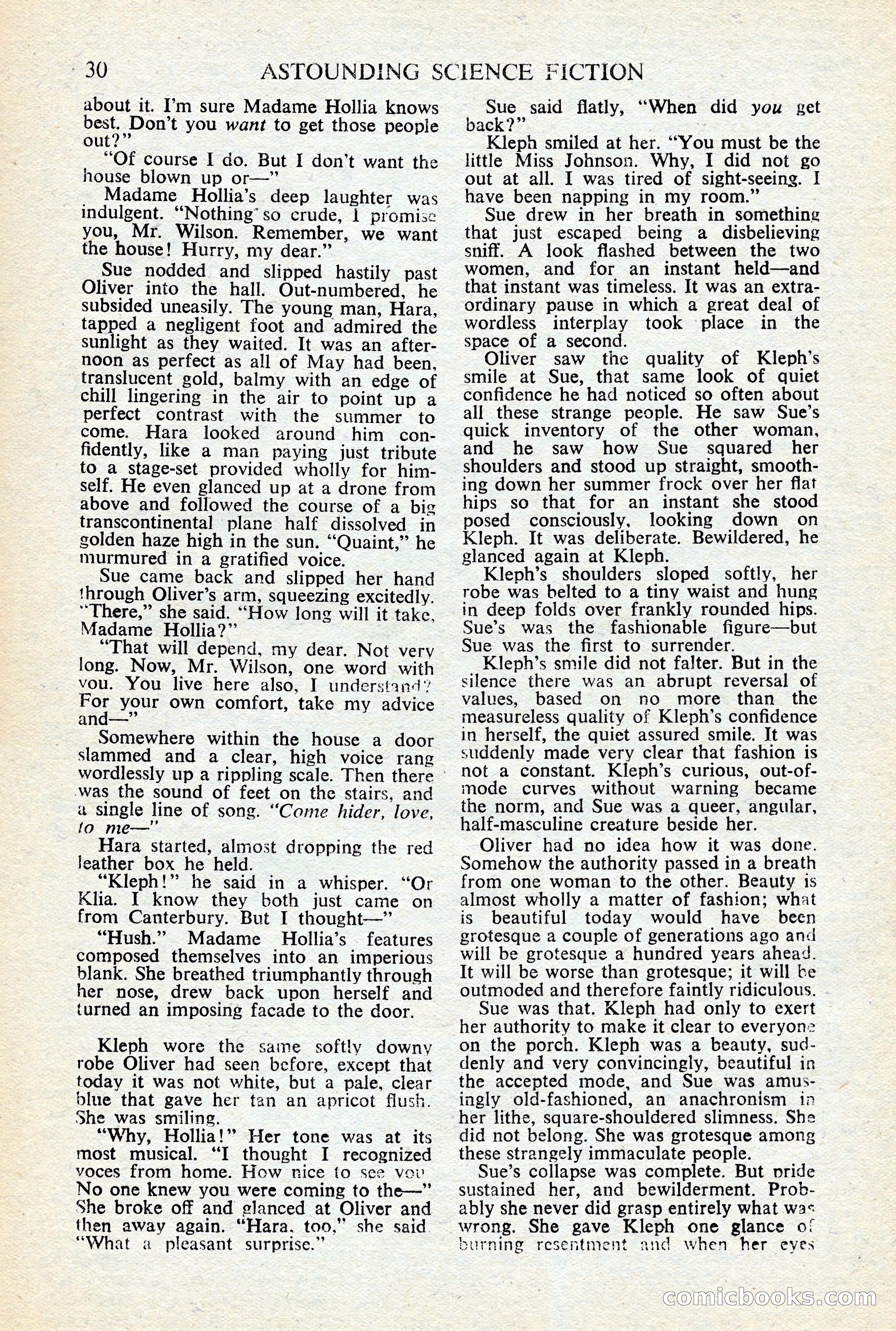 Astounding Science-Fiction, British Edition, January 1947 — page 32 of 68