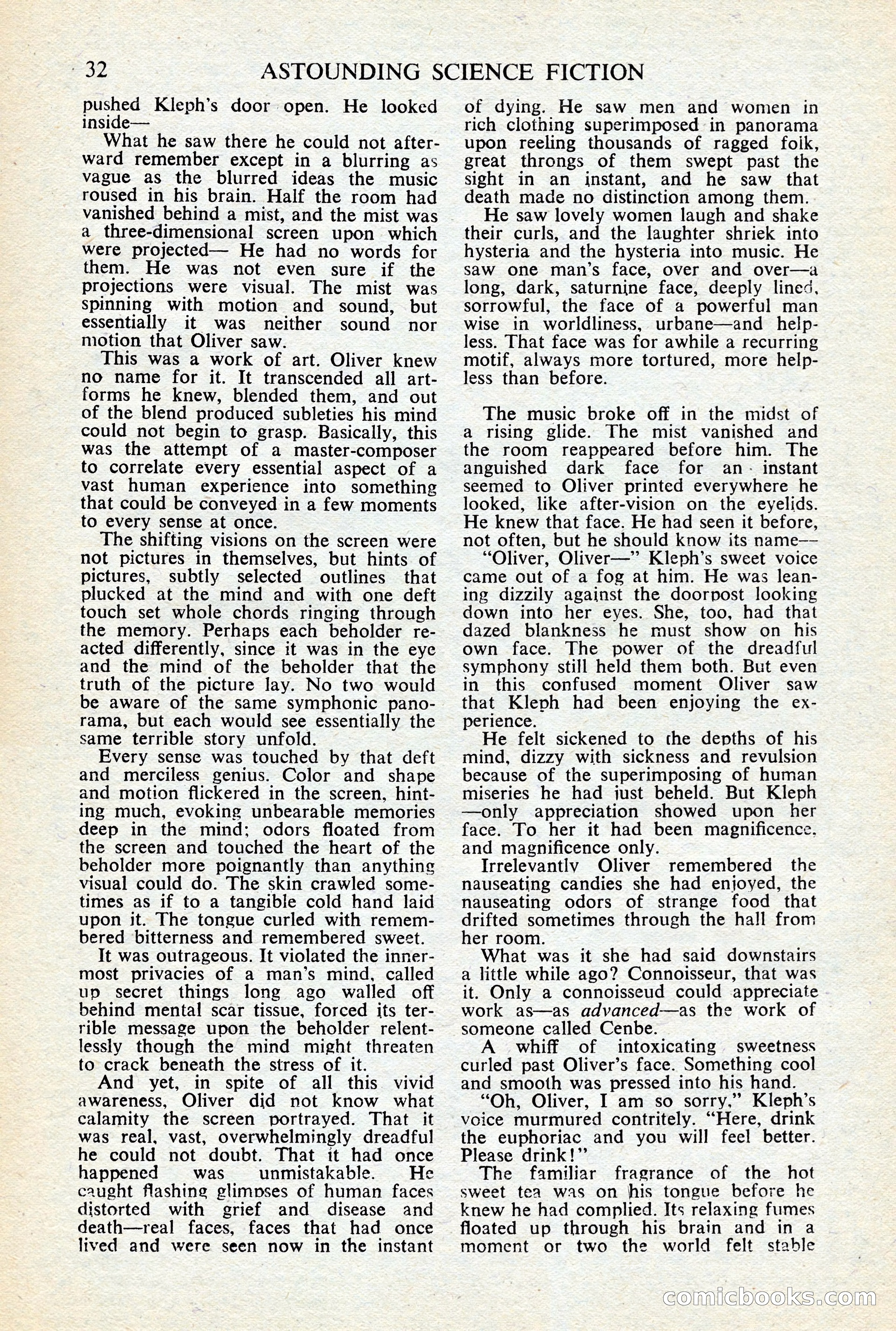 Astounding Science-Fiction, British Edition, January 1947 — page 34 of 68