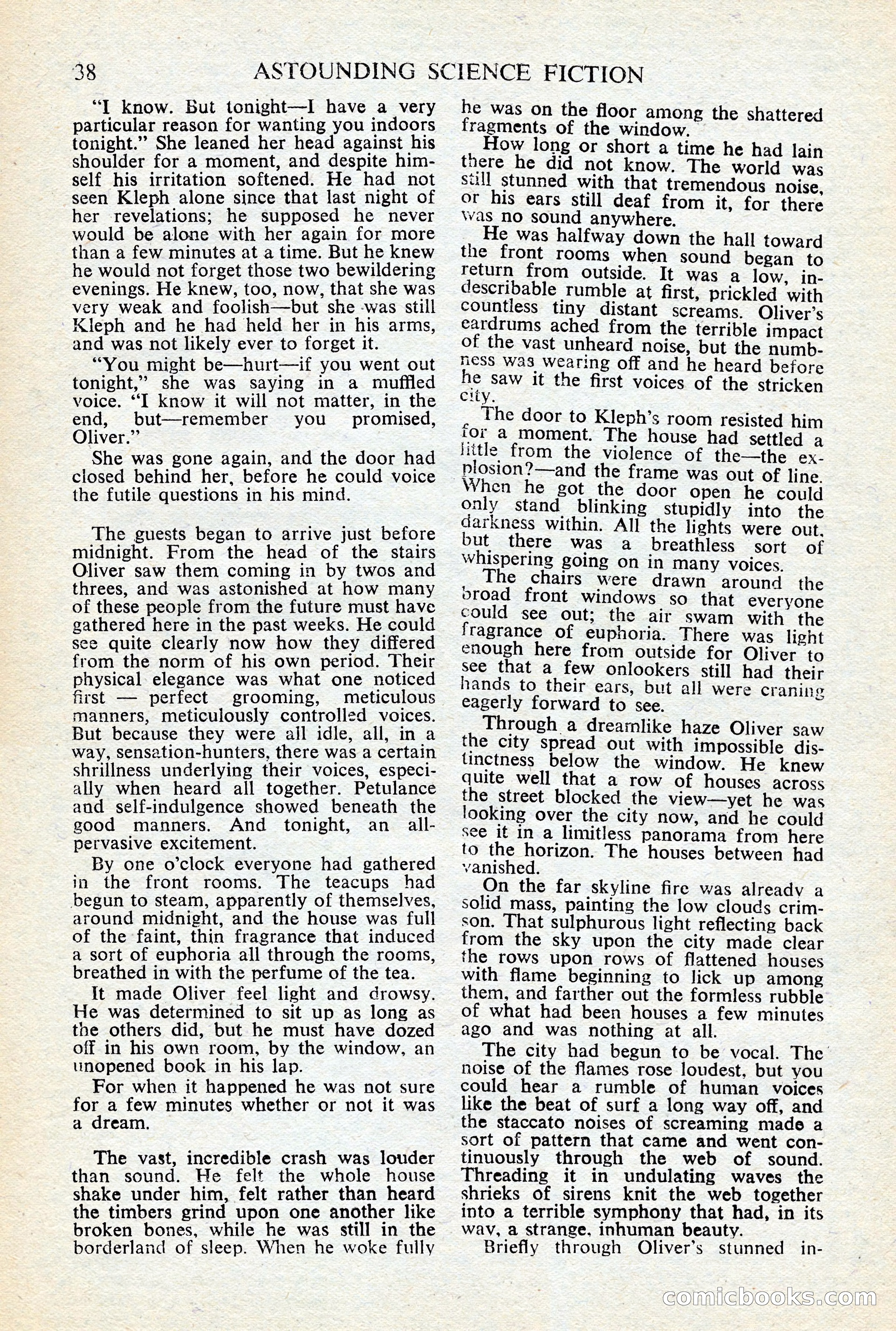 Astounding Science-Fiction, British Edition, January 1947 — page 40 of 68
