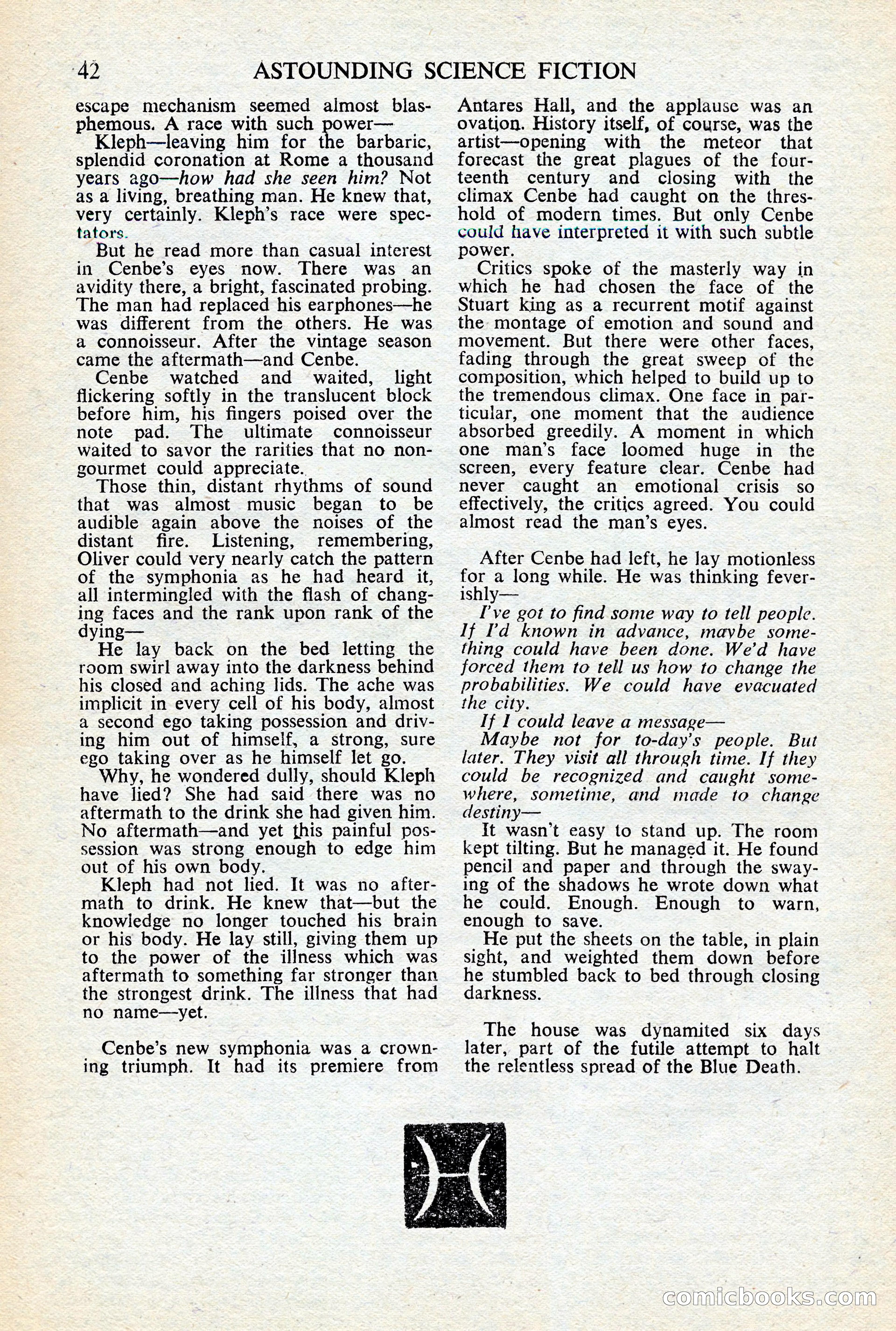Astounding Science-Fiction, British Edition, January 1947 — page 44 of 68