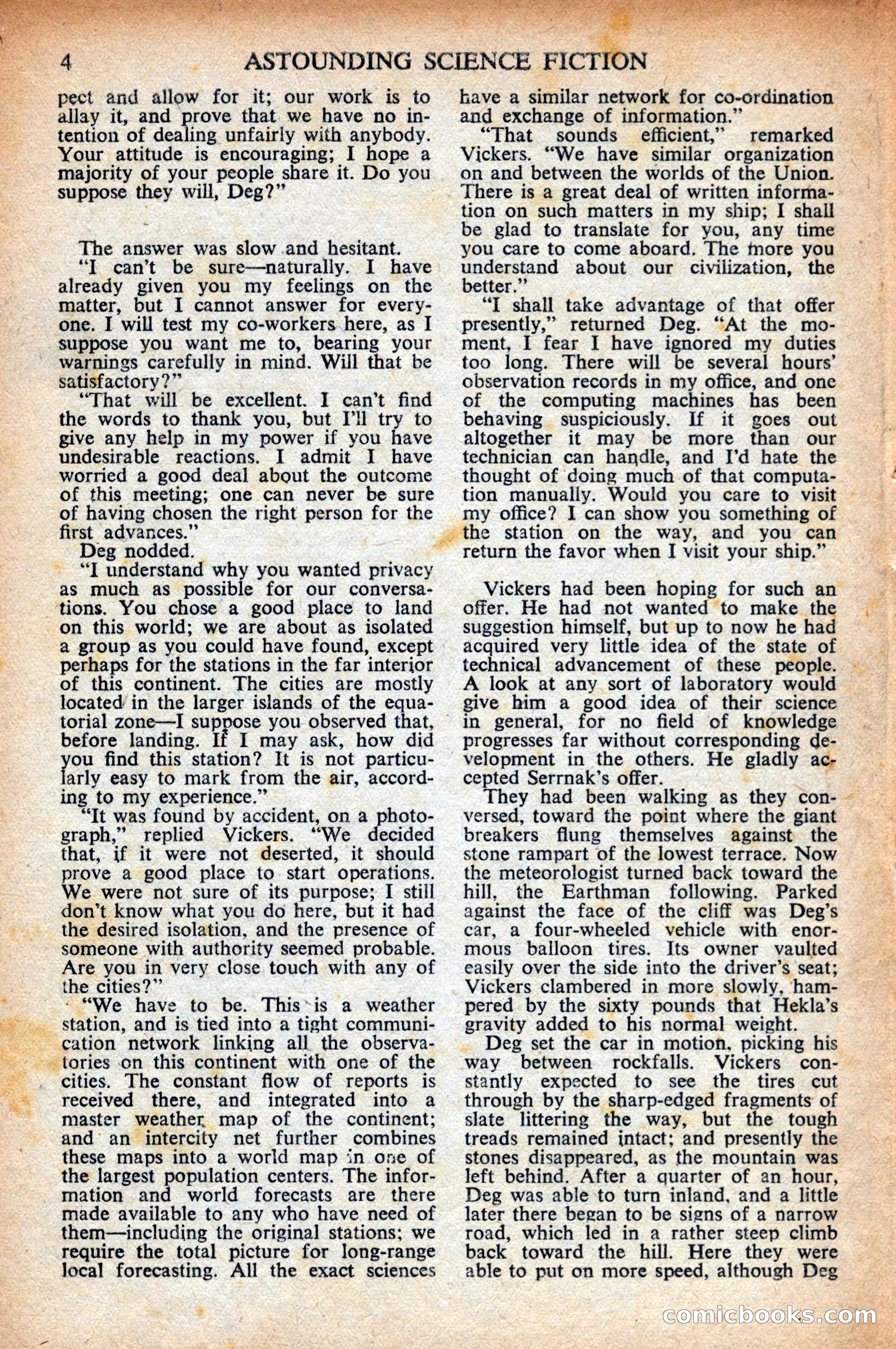 Astounding Science Fiction (British Edition) — page 6 of 68