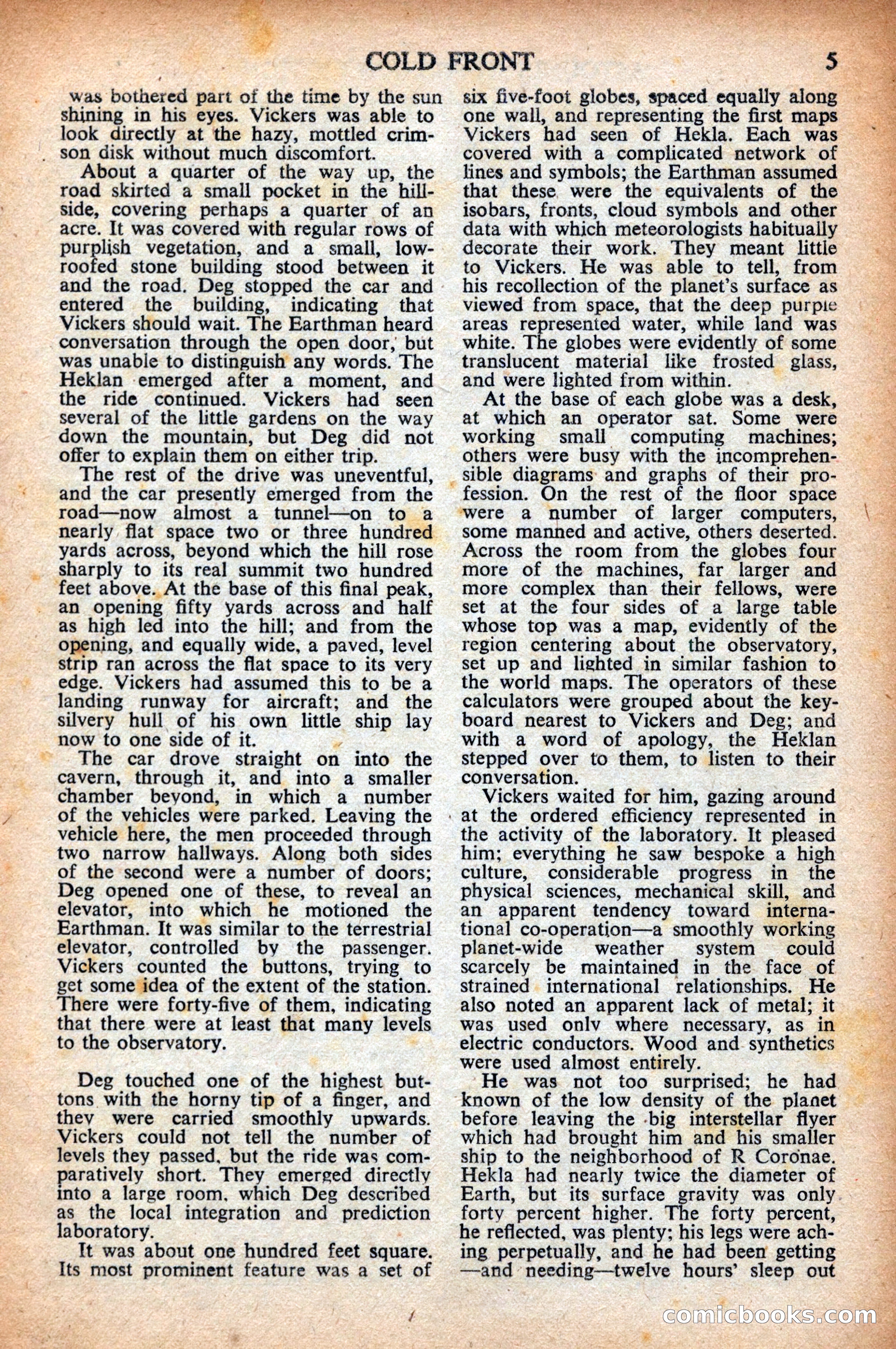Astounding Science Fiction (British Edition) — page 7 of 68