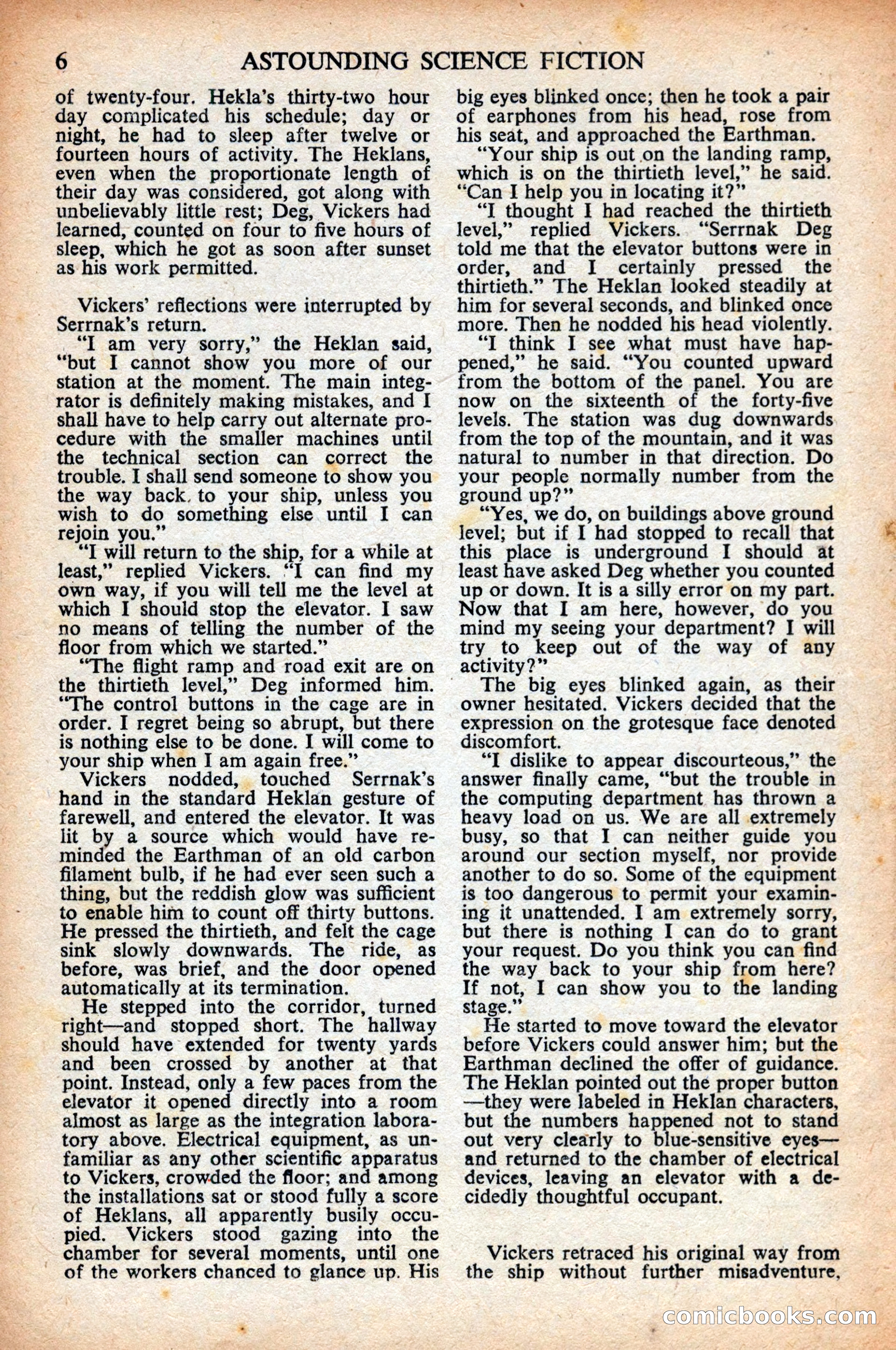 Astounding Science Fiction (British Edition) — page 8 of 68