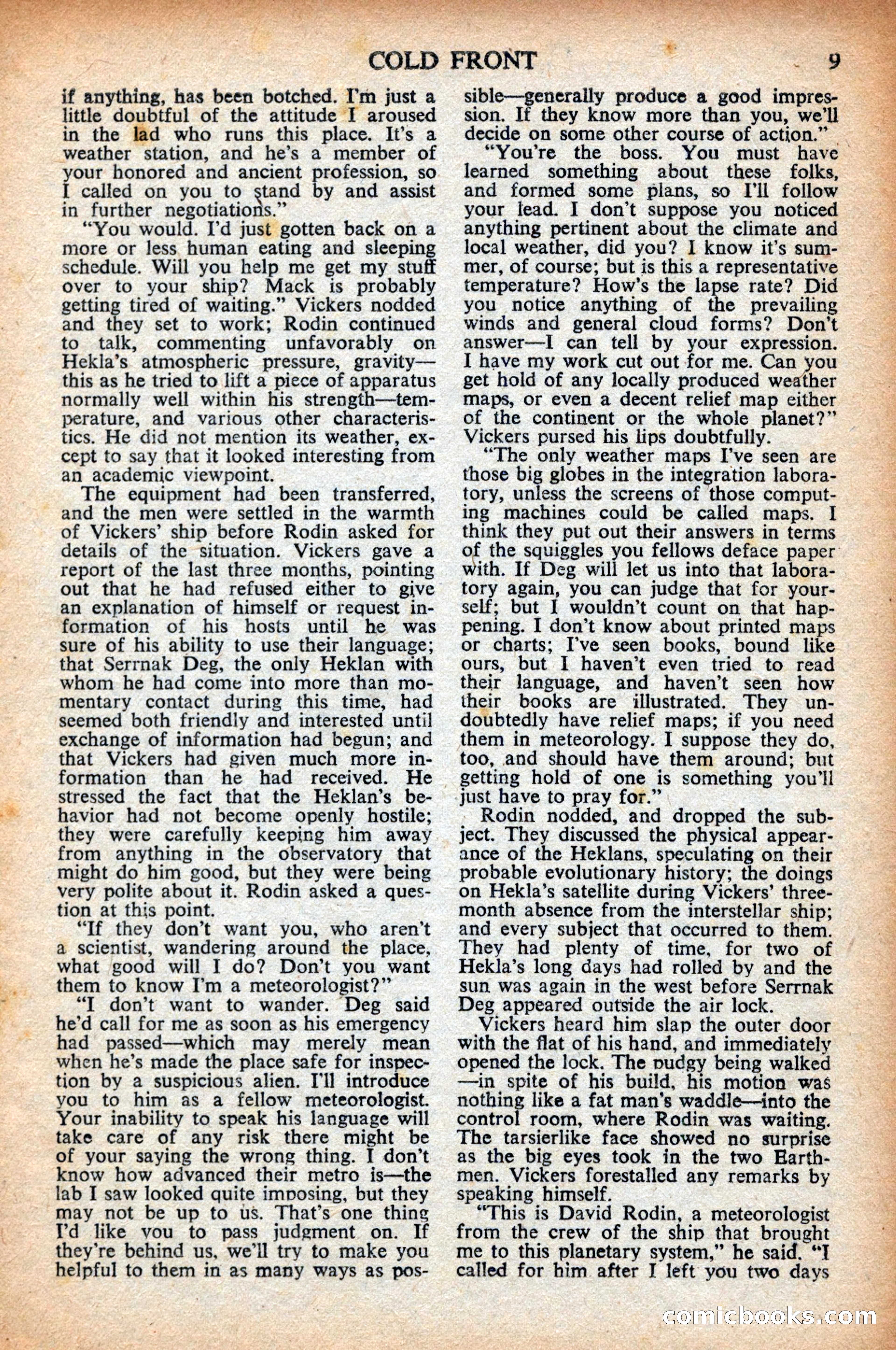 Astounding Science Fiction (British Edition) — page 11 of 68