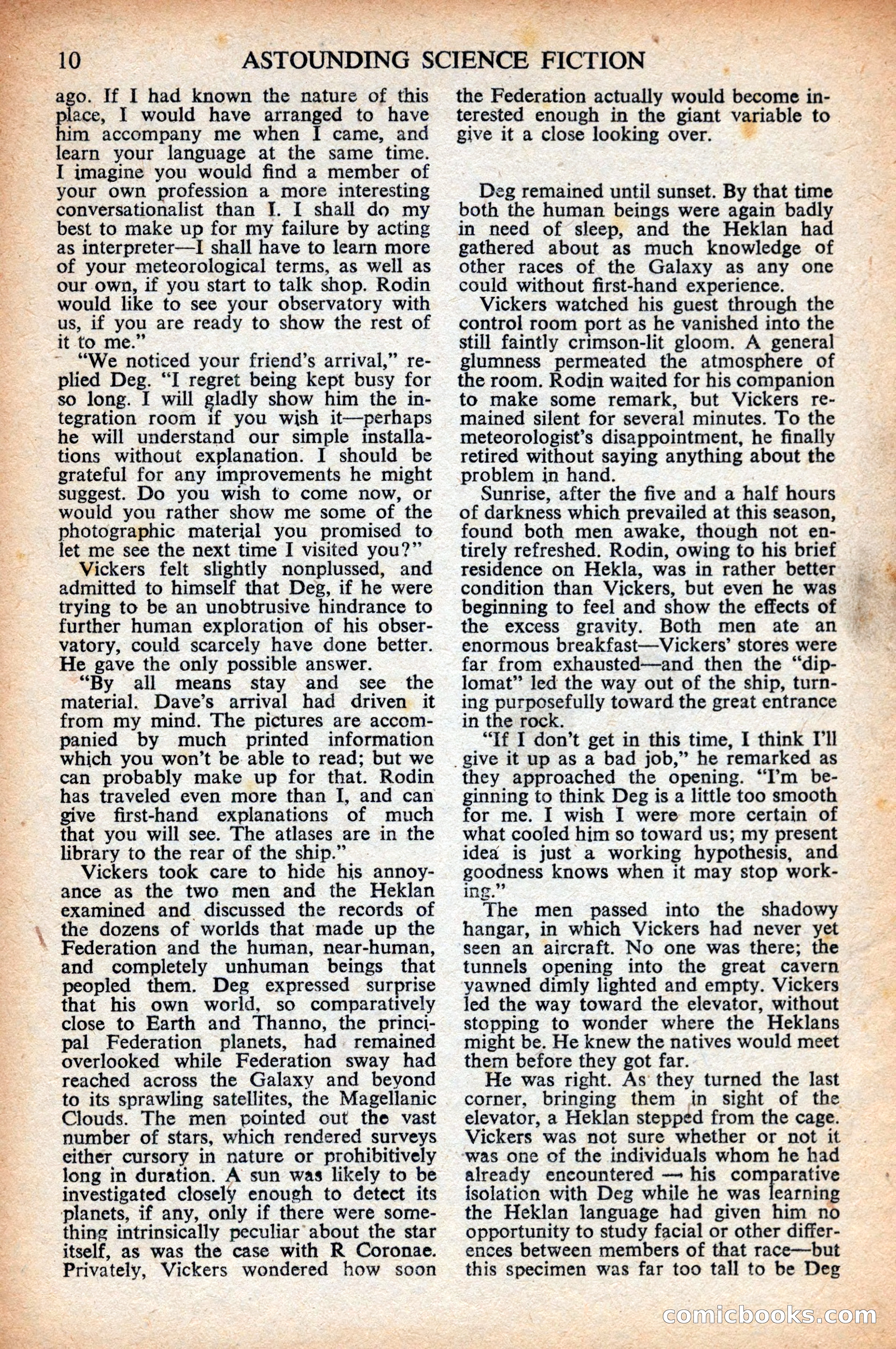 Astounding Science Fiction (British Edition) — page 12 of 68