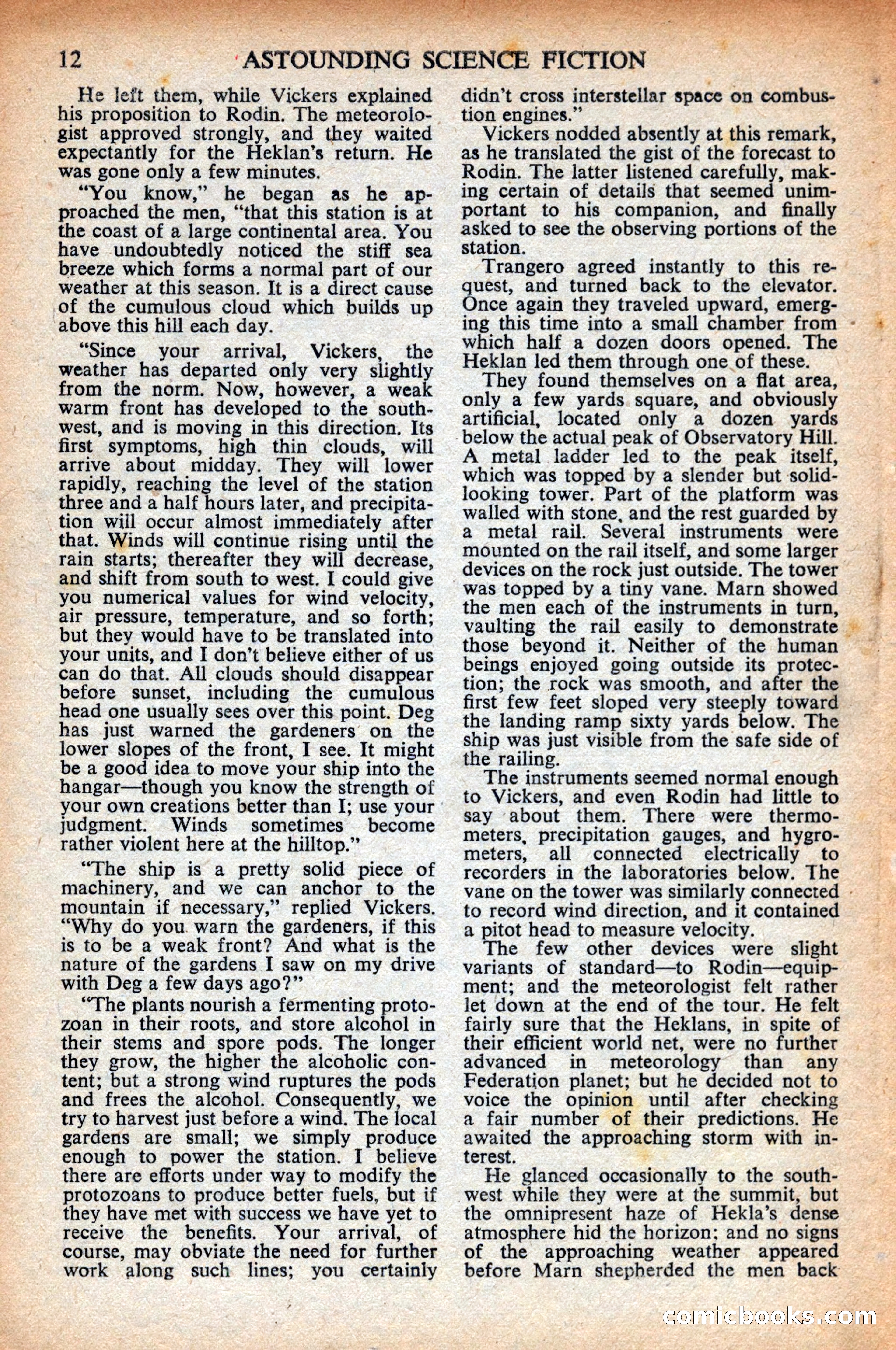 Astounding Science Fiction (British Edition) — page 14 of 68