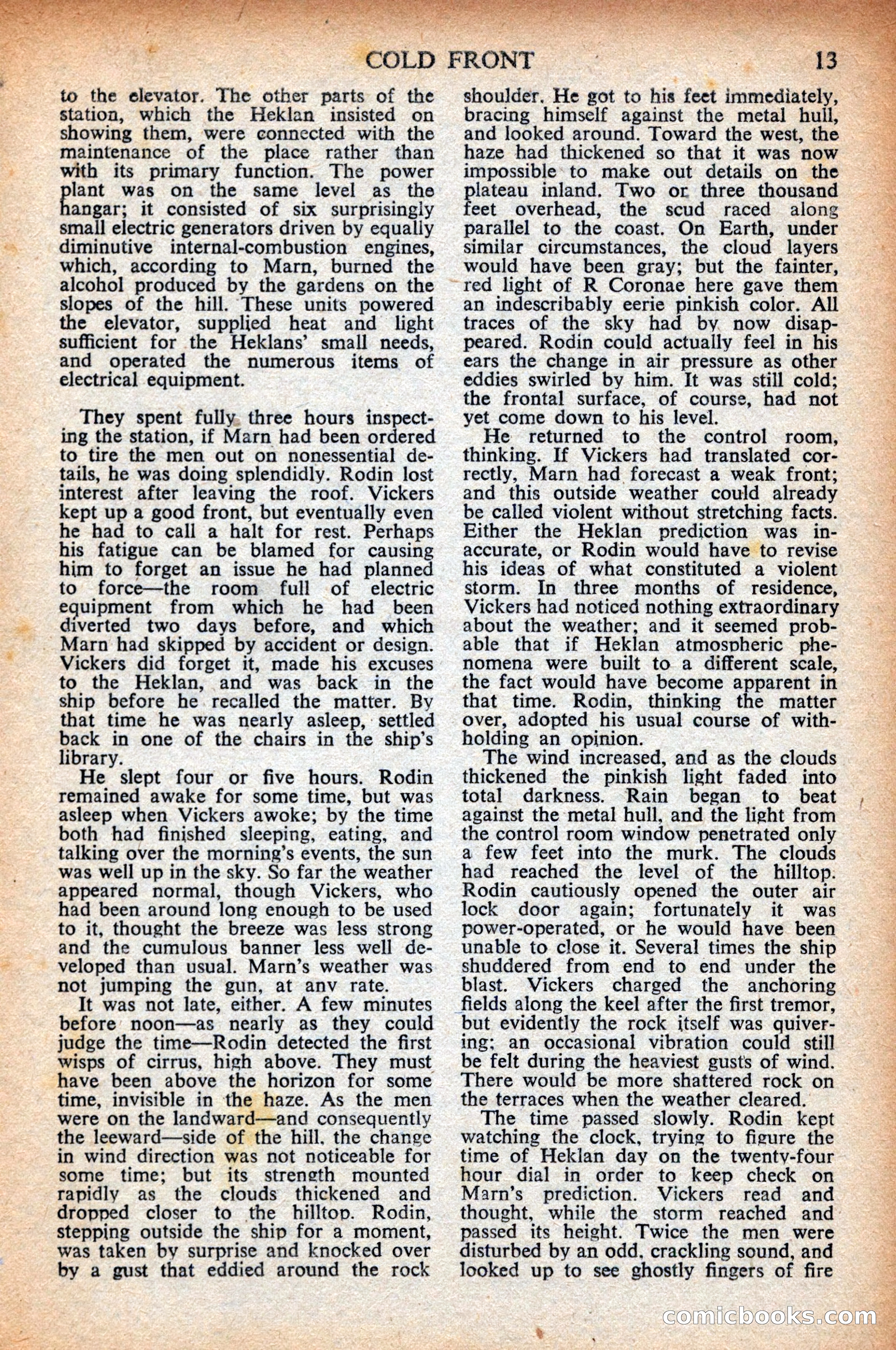 Astounding Science Fiction (British Edition) — page 15 of 68