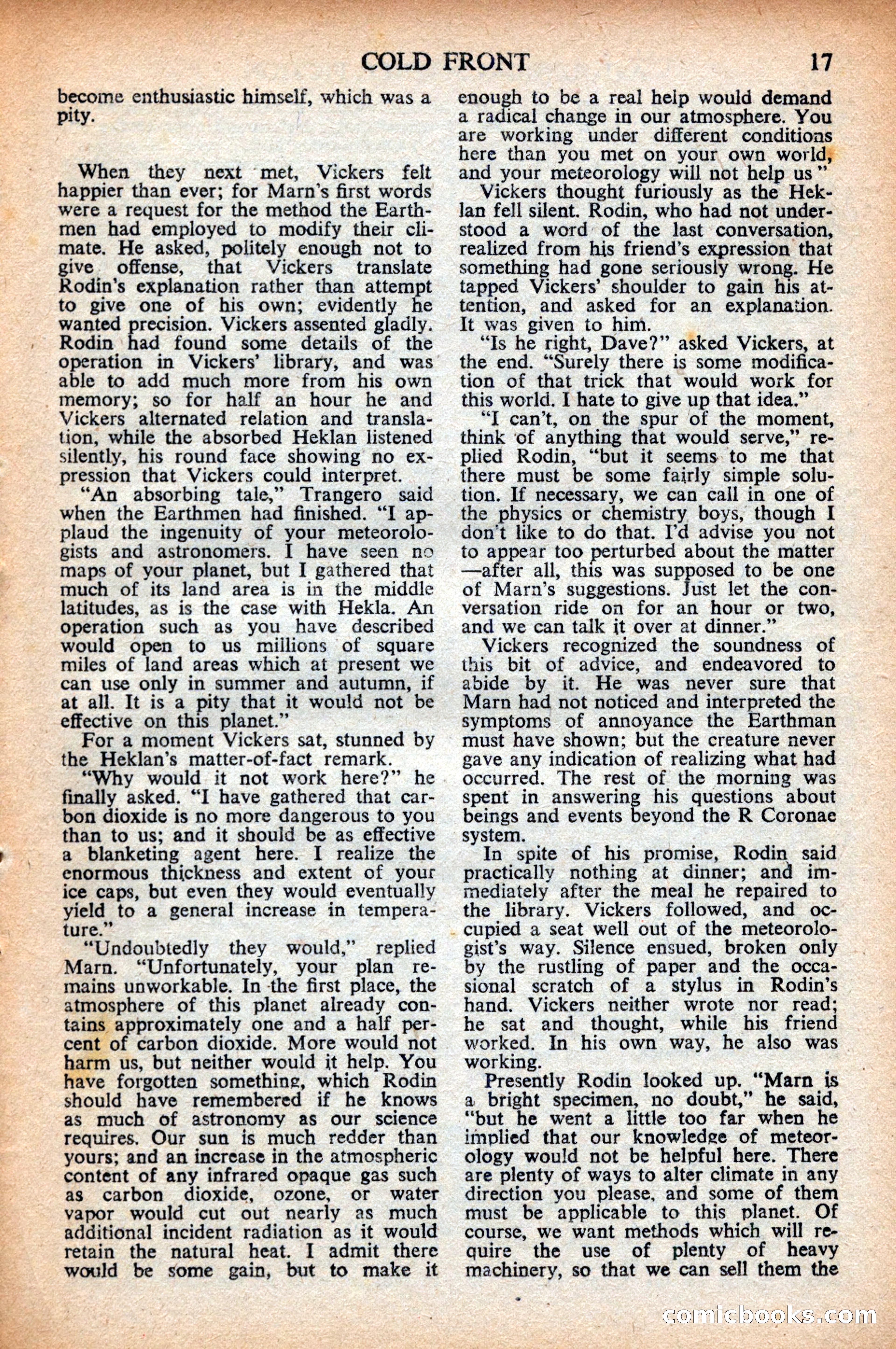 Astounding Science Fiction (British Edition) — page 19 of 68