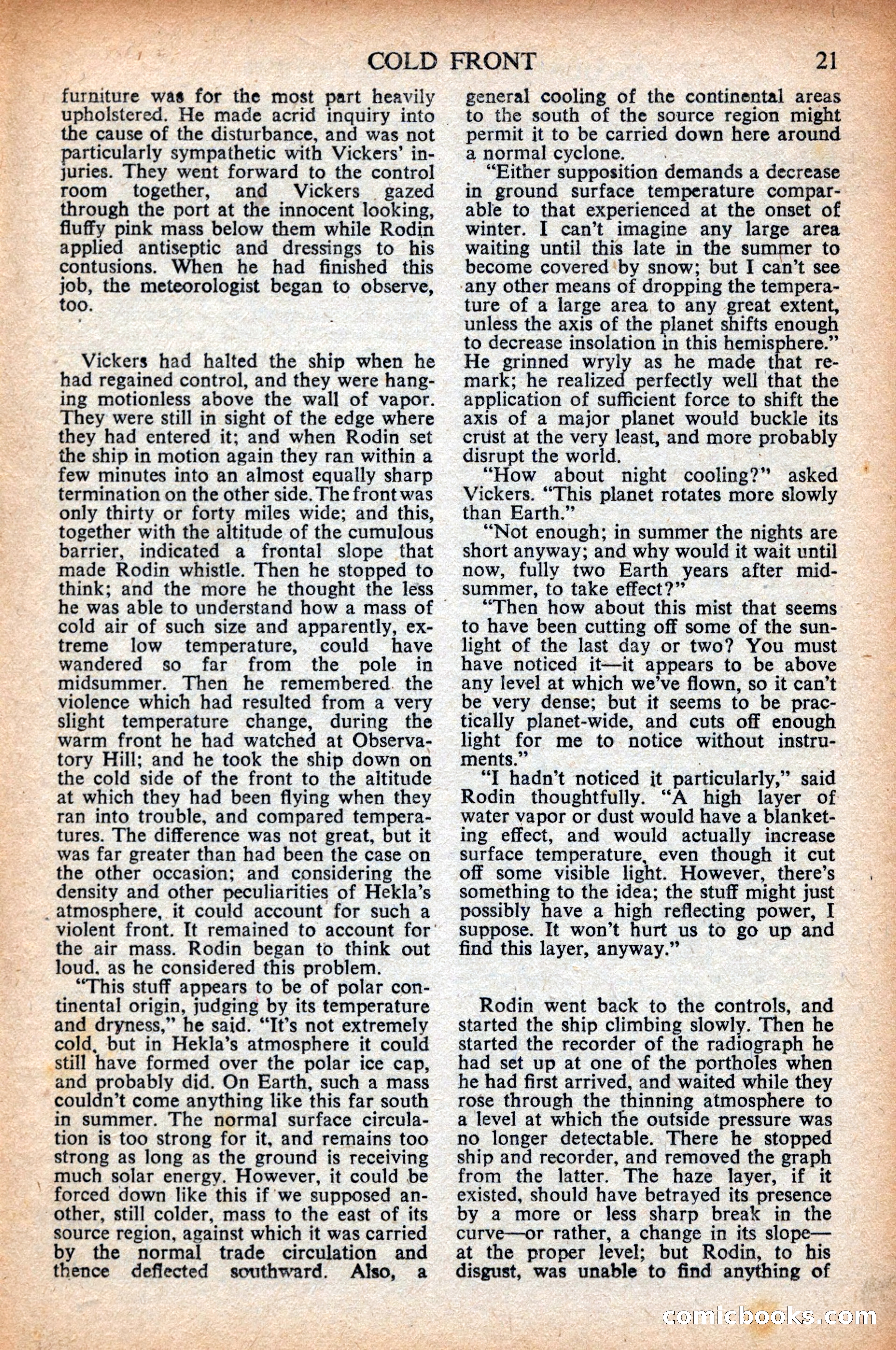 Astounding Science Fiction (British Edition) — page 23 of 68