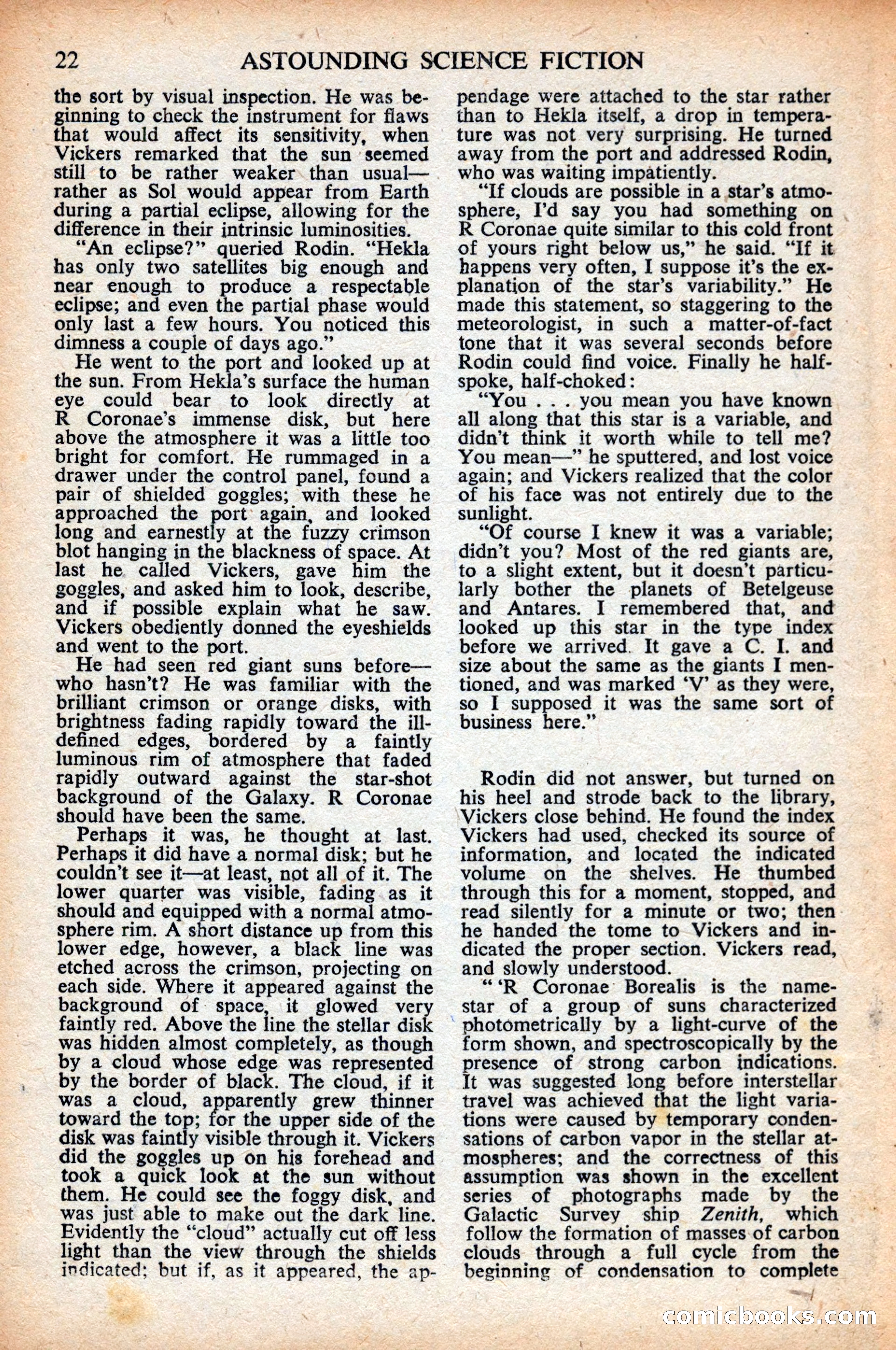 Astounding Science Fiction (British Edition) — page 24 of 68