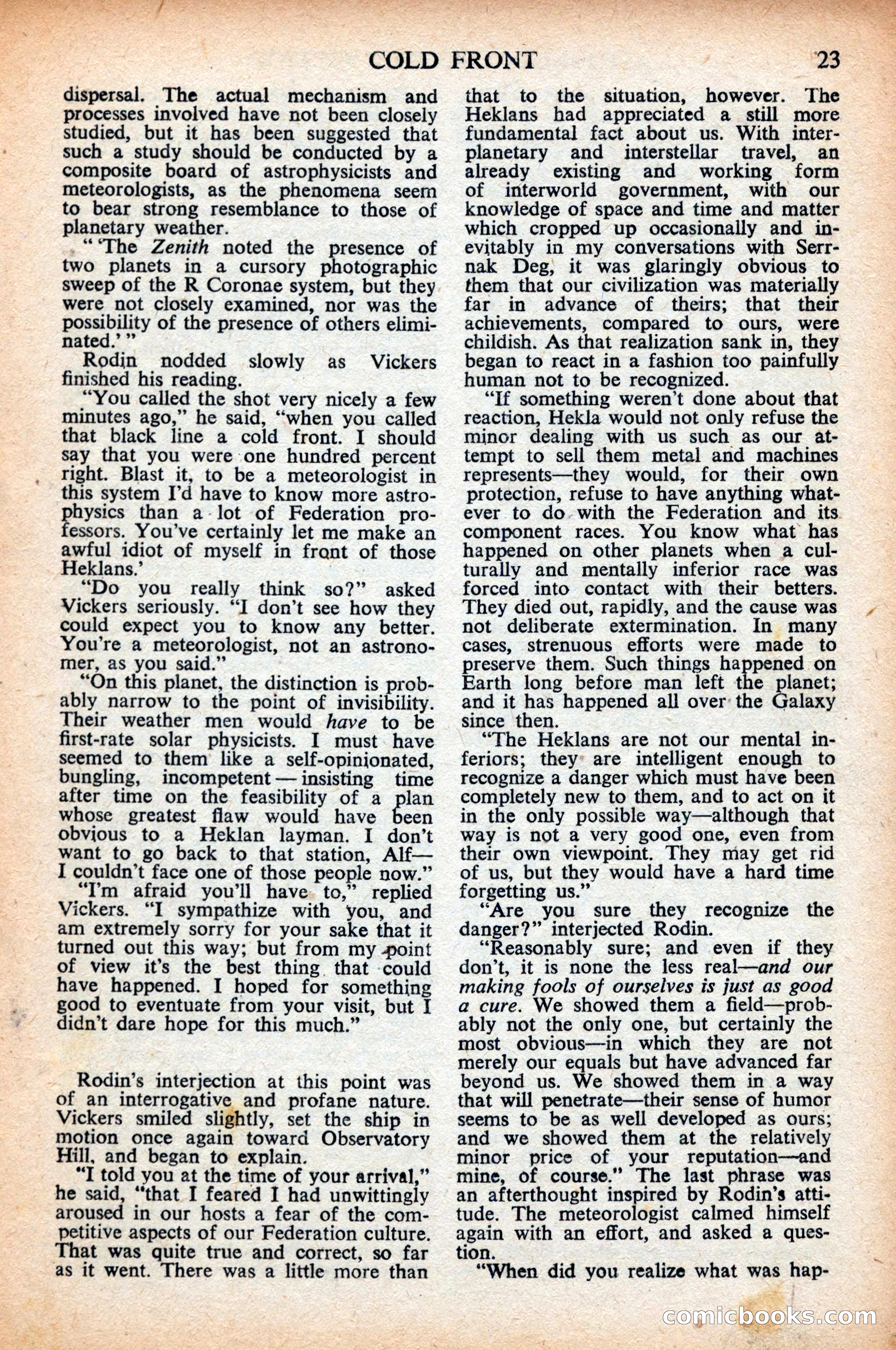 Astounding Science Fiction (British Edition) — page 25 of 68