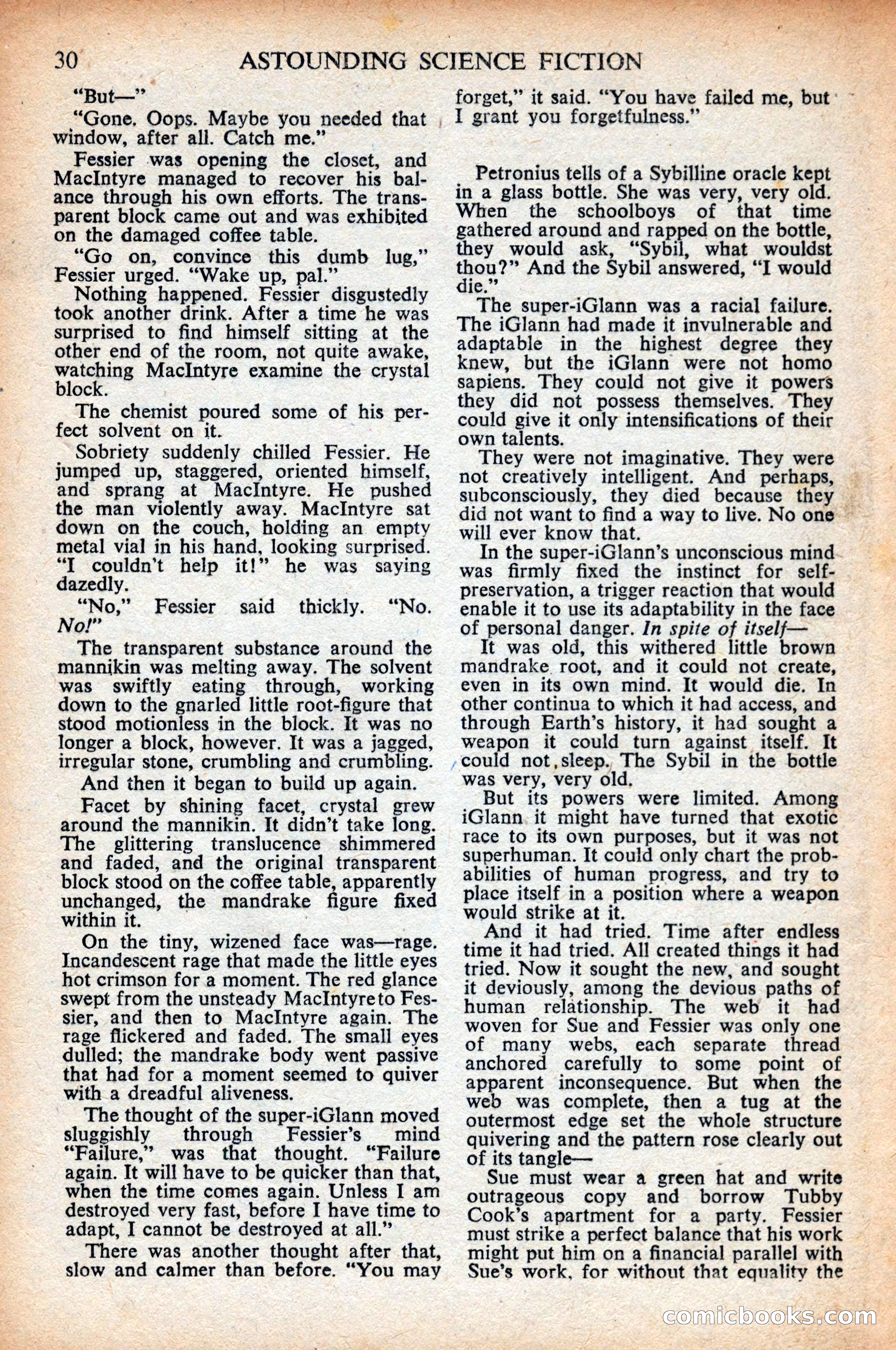 Astounding Science Fiction (British Edition) — page 32 of 68