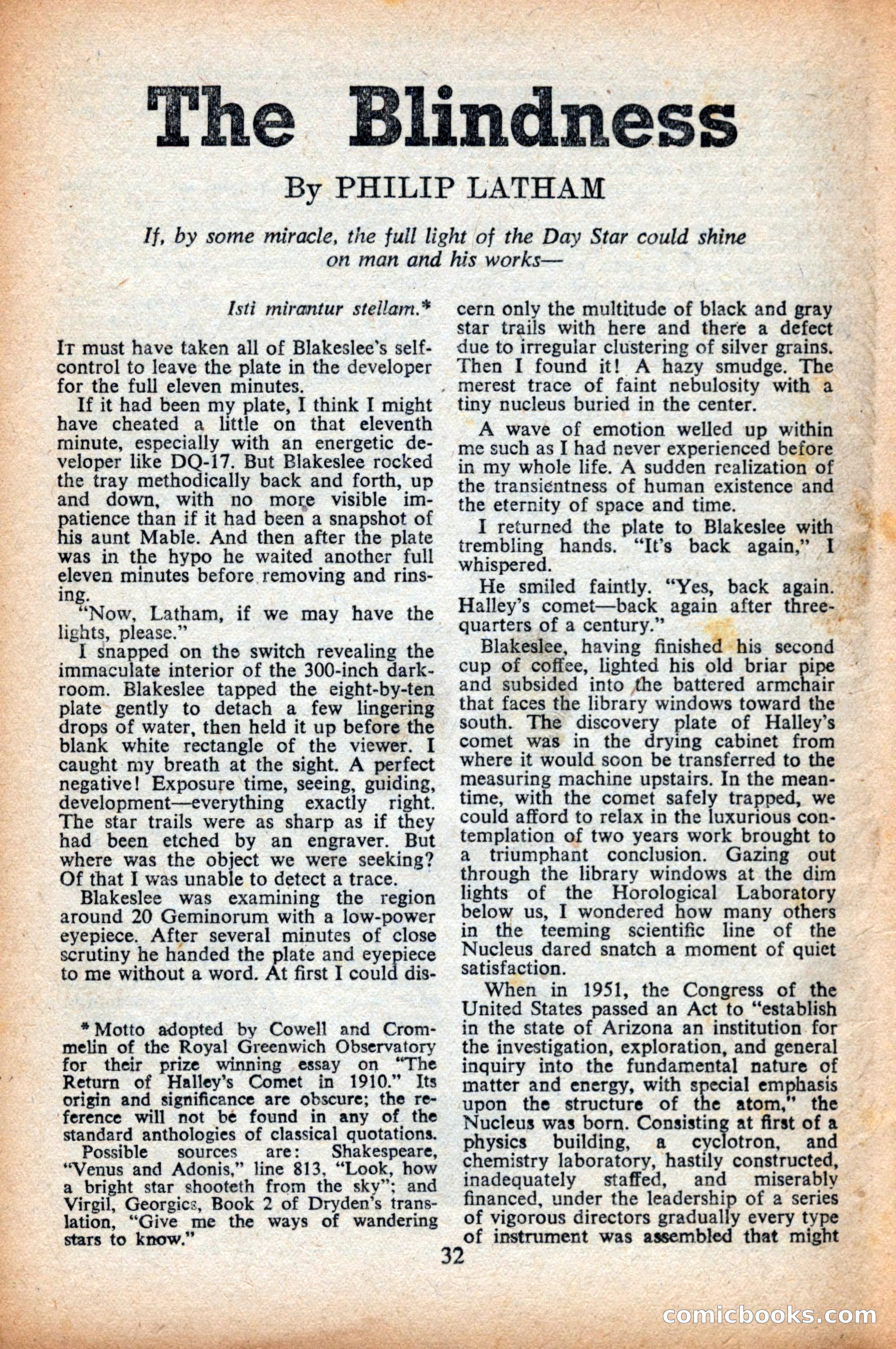 Astounding Science Fiction (British Edition) — page 34 of 68