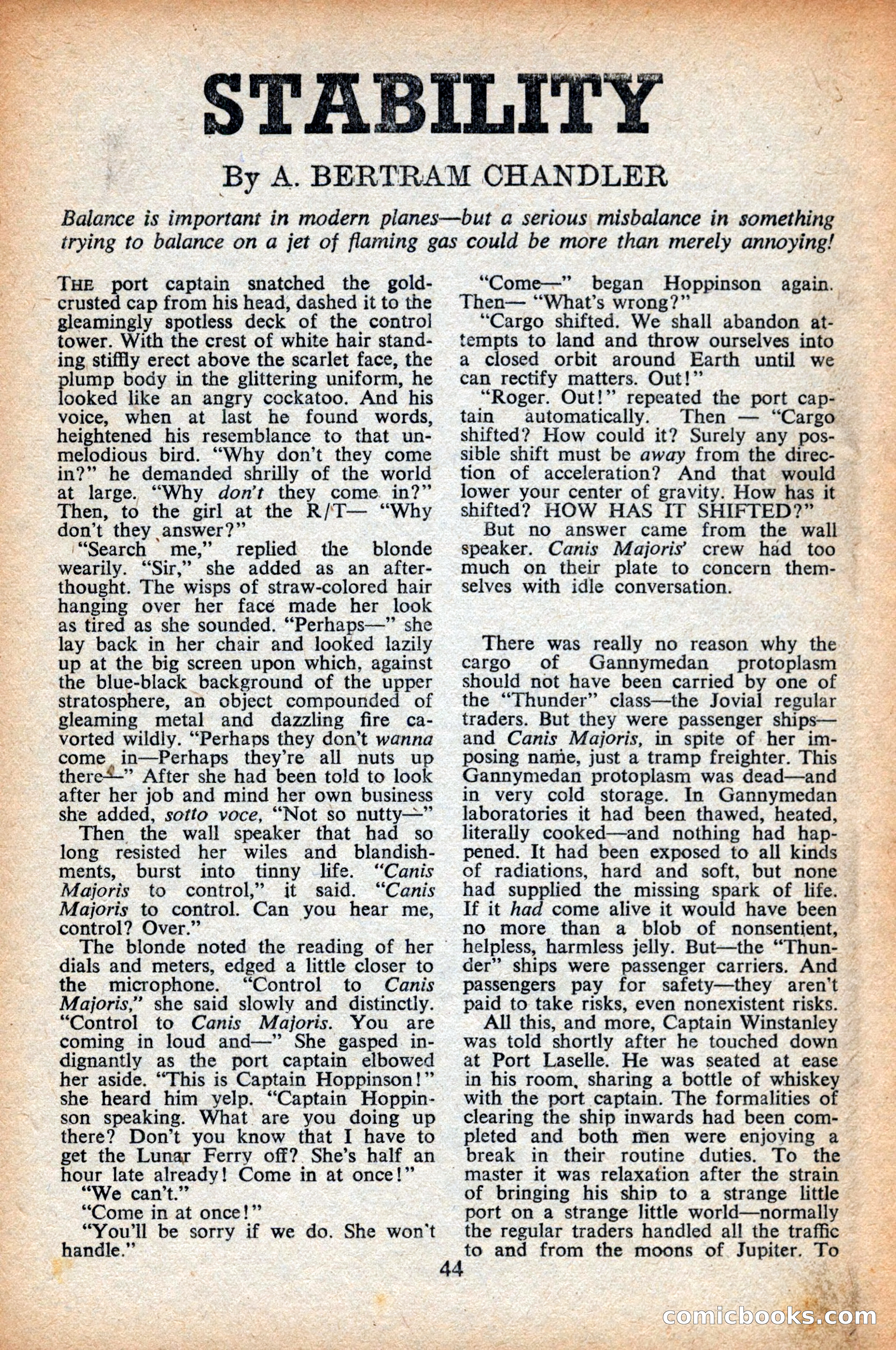 Astounding Science Fiction (British Edition) — page 46 of 68
