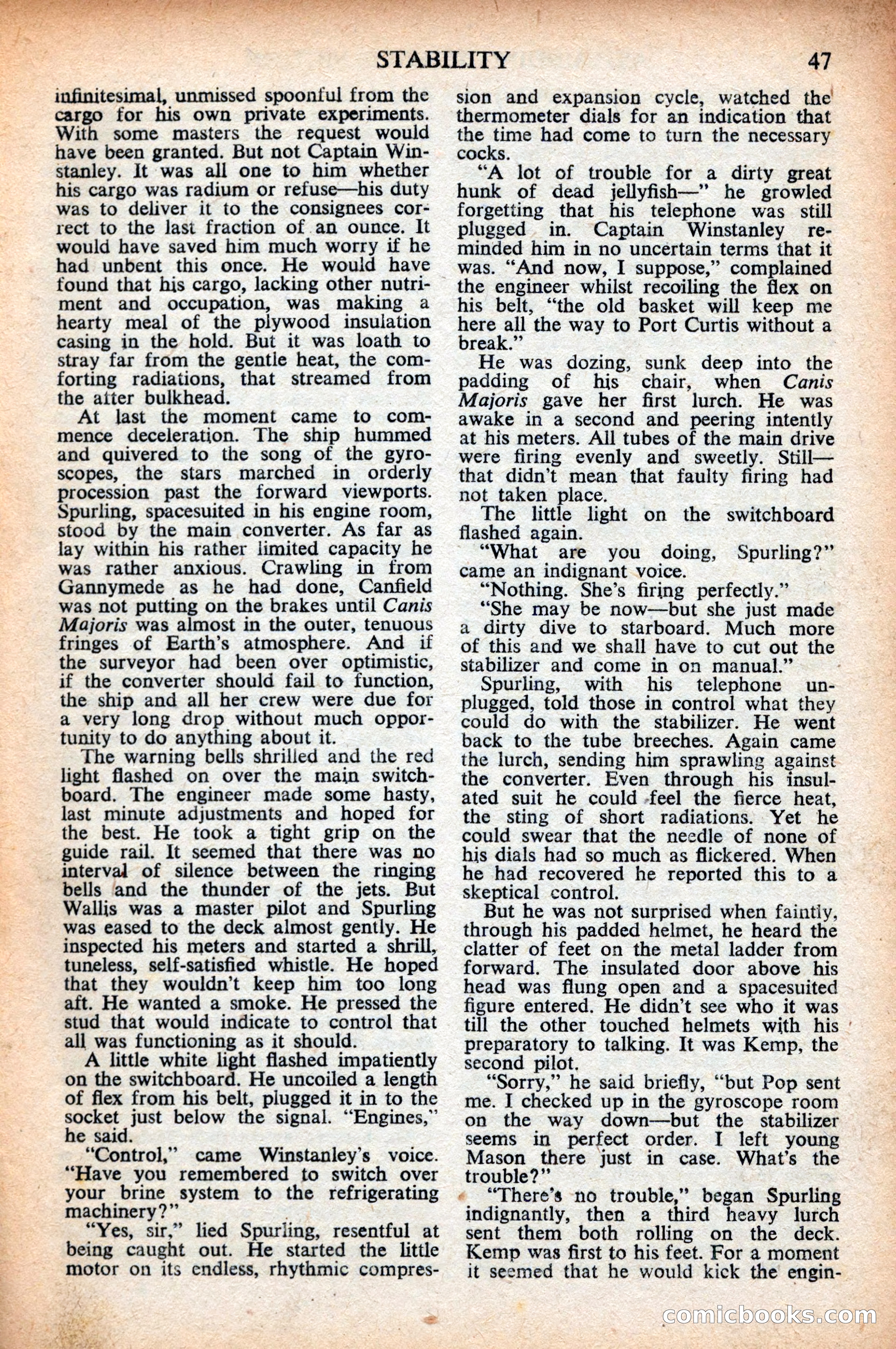 Astounding Science Fiction (British Edition) — page 49 of 68