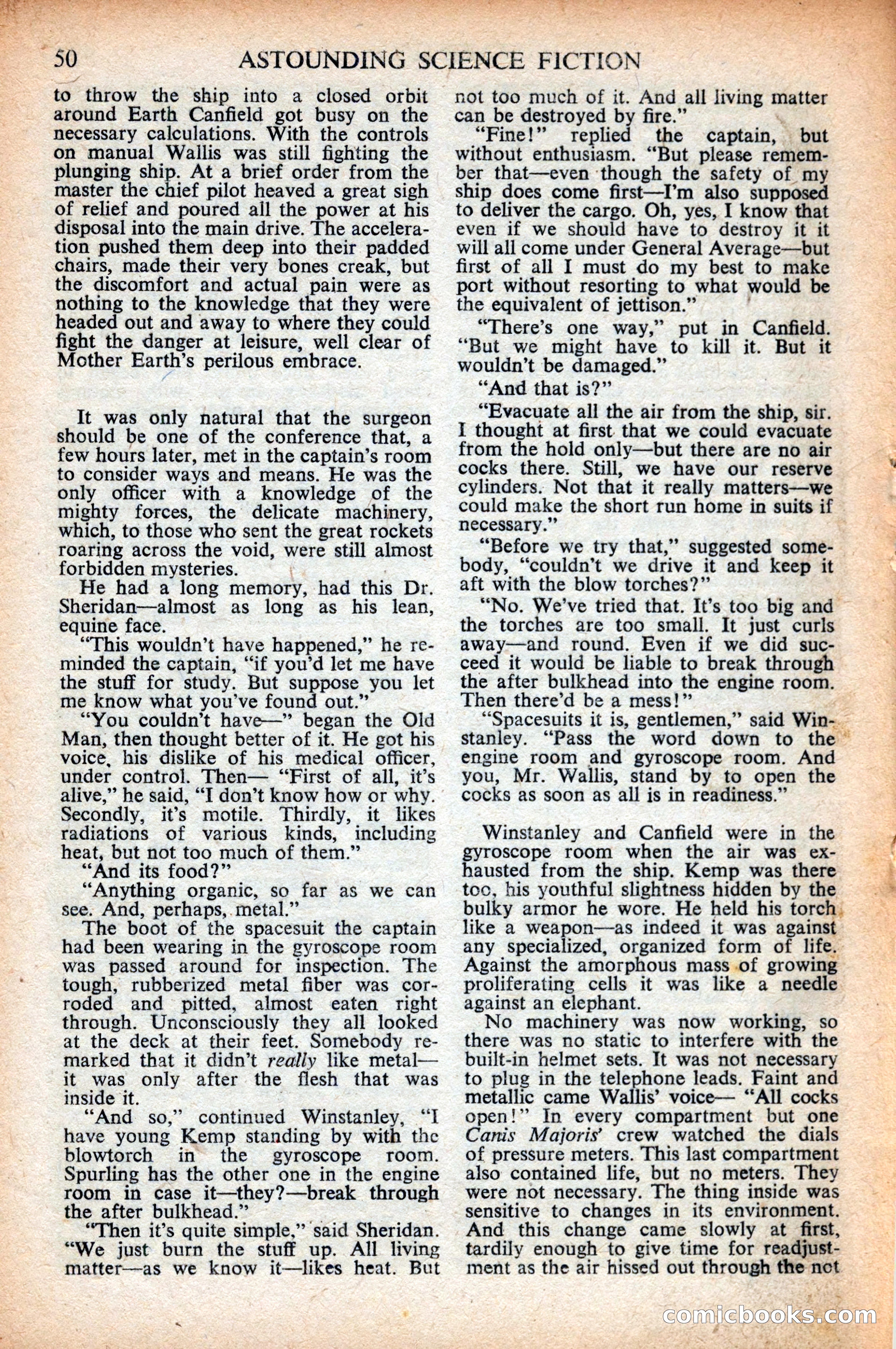 Astounding Science Fiction (British Edition) — page 52 of 68