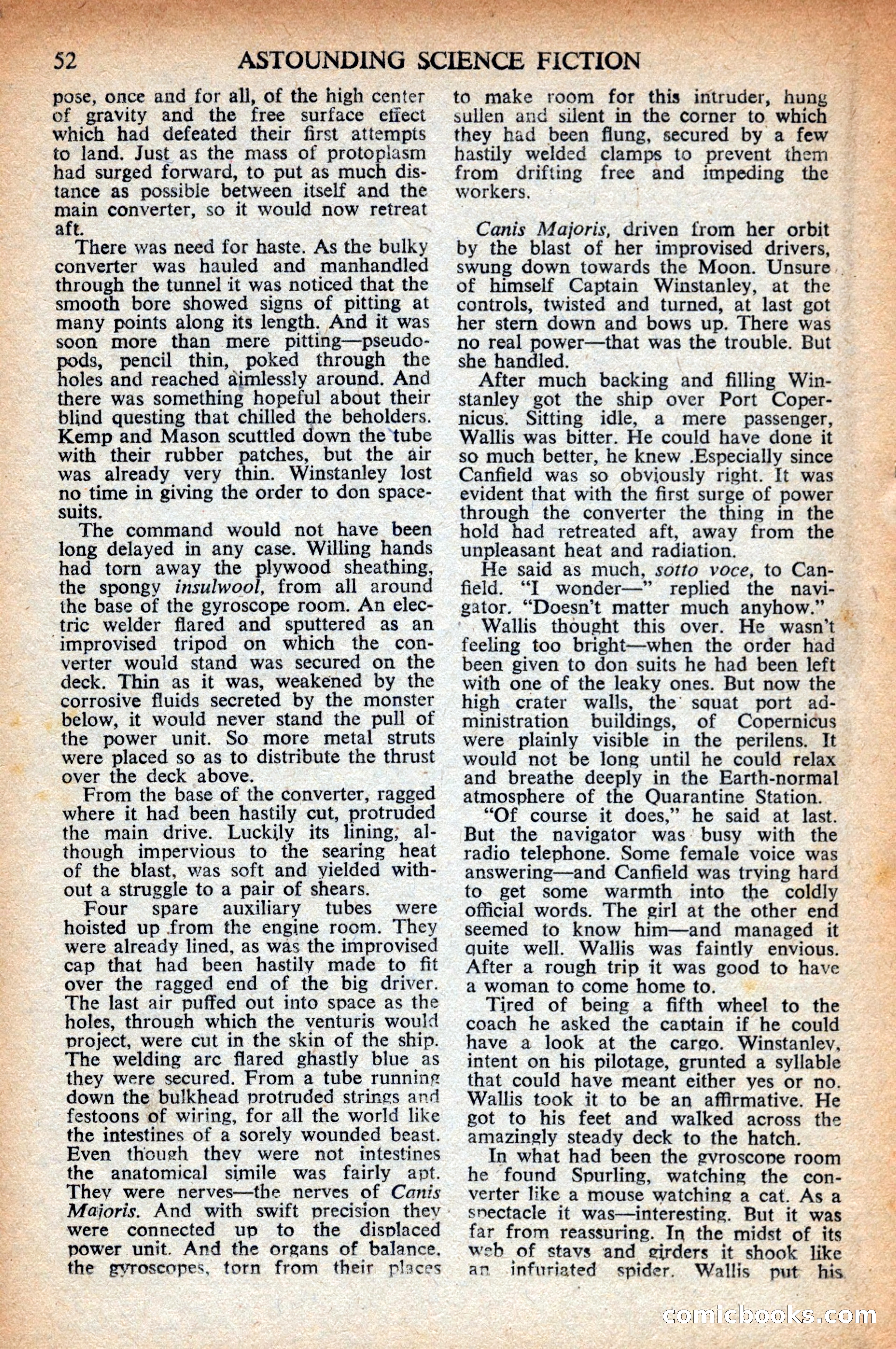 Astounding Science Fiction (British Edition) — page 54 of 68
