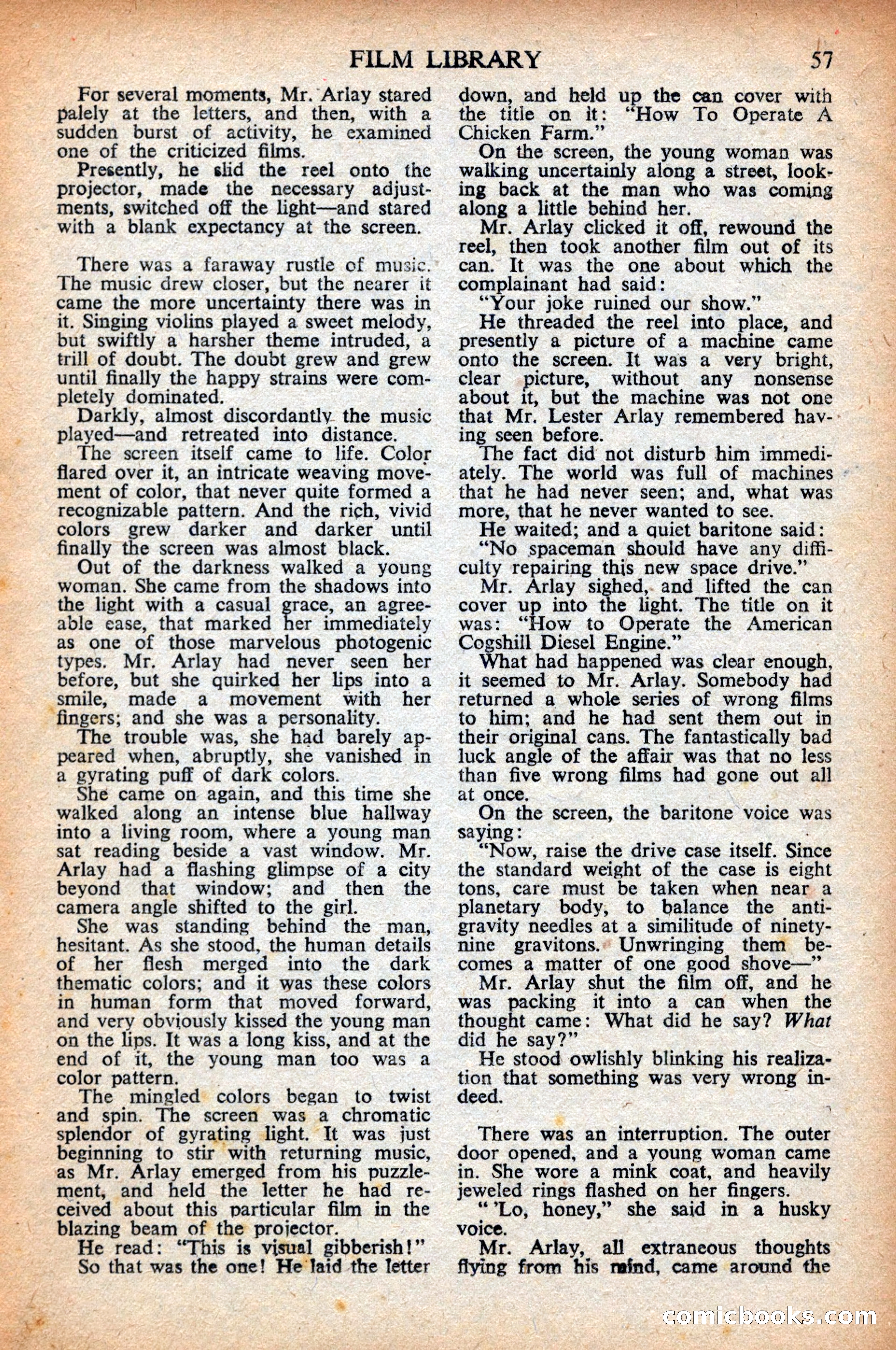 Astounding Science Fiction (British Edition) — page 59 of 68