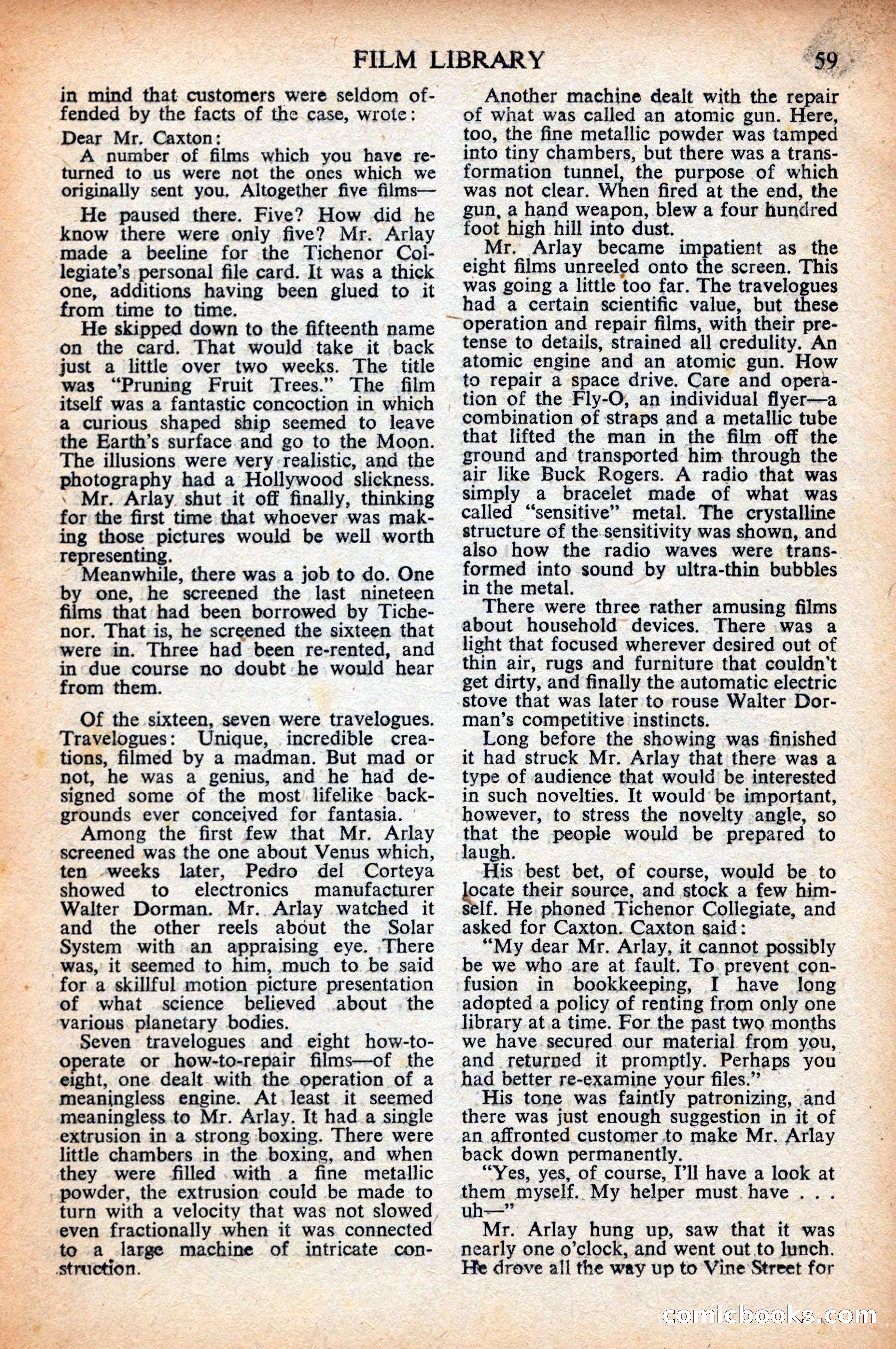 Astounding Science Fiction (British Edition) — page 61 of 68
