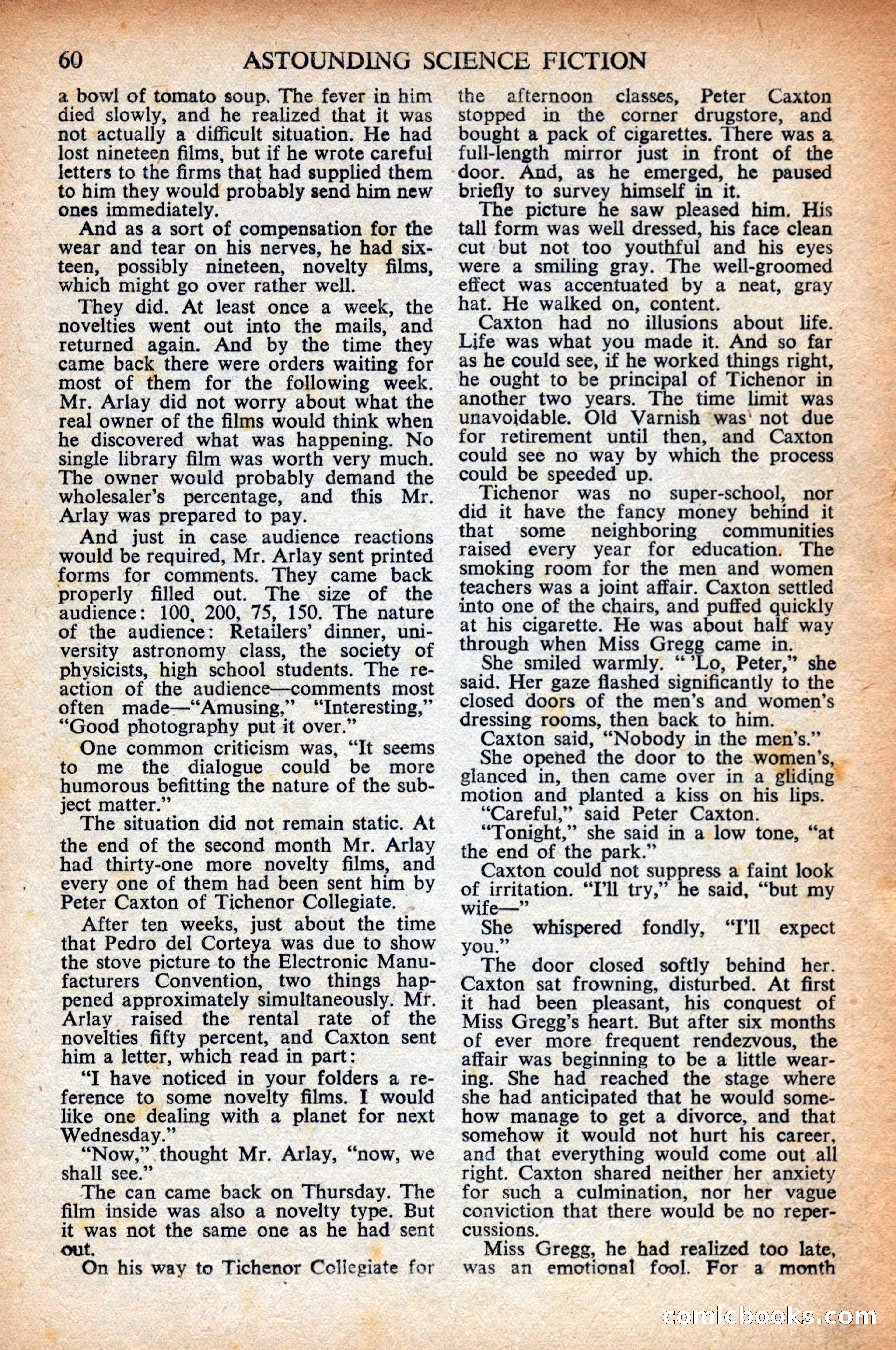 Astounding Science Fiction (British Edition) — page 62 of 68