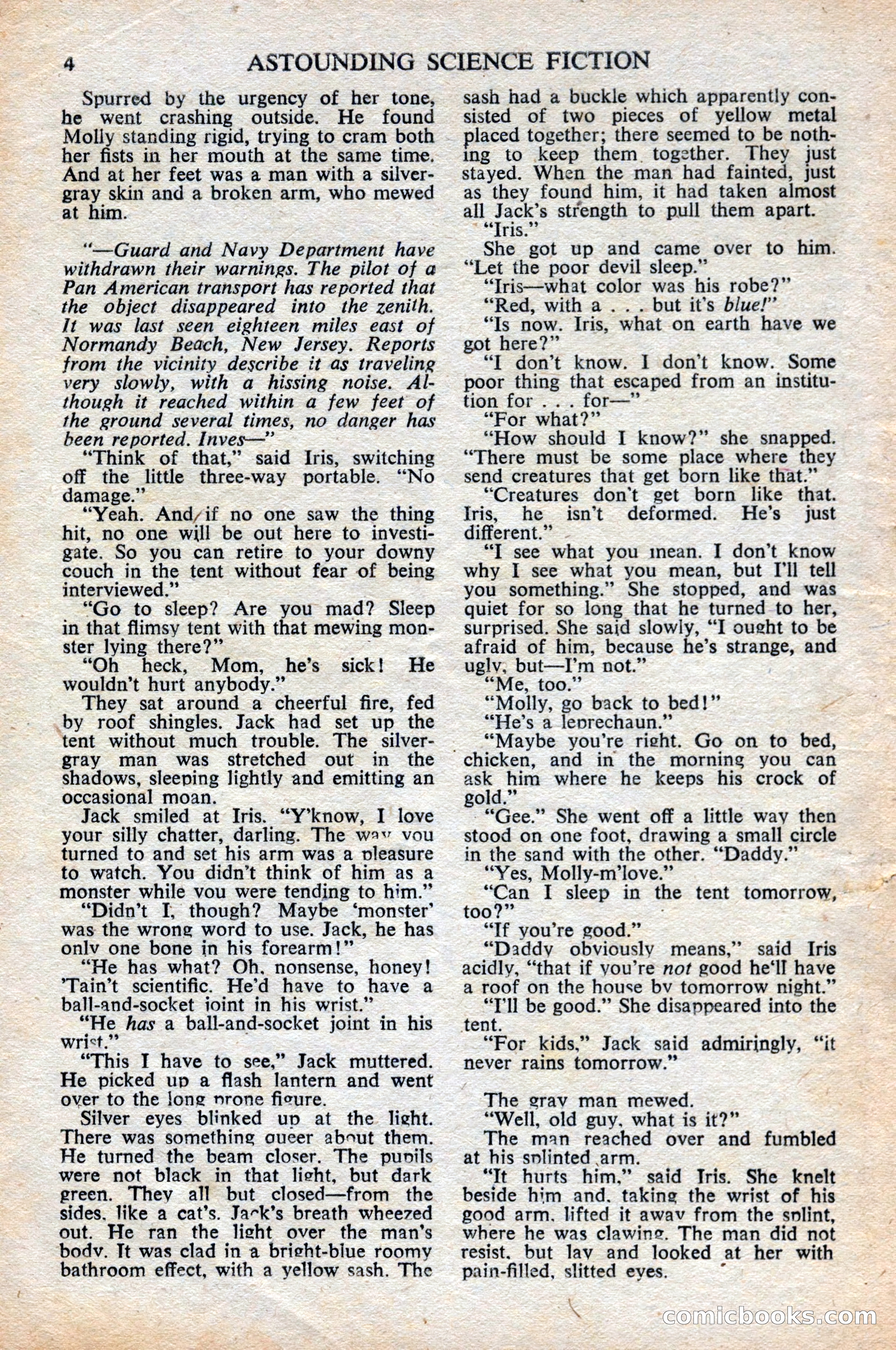 Astounding Science Fiction, British Edition, June 1947 — page 6 of 68