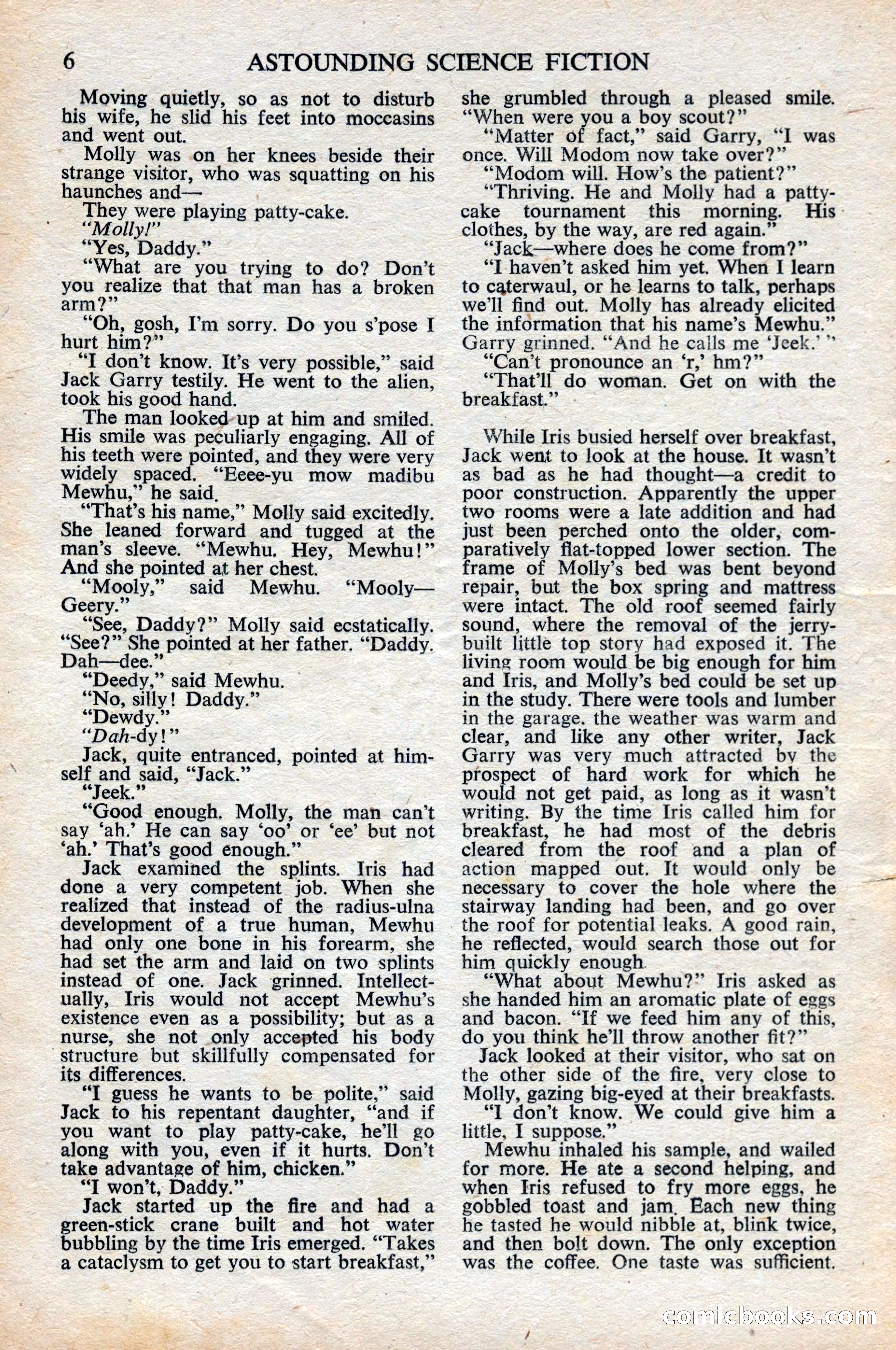 Astounding Science Fiction, British Edition, June 1947 — page 8 of 68