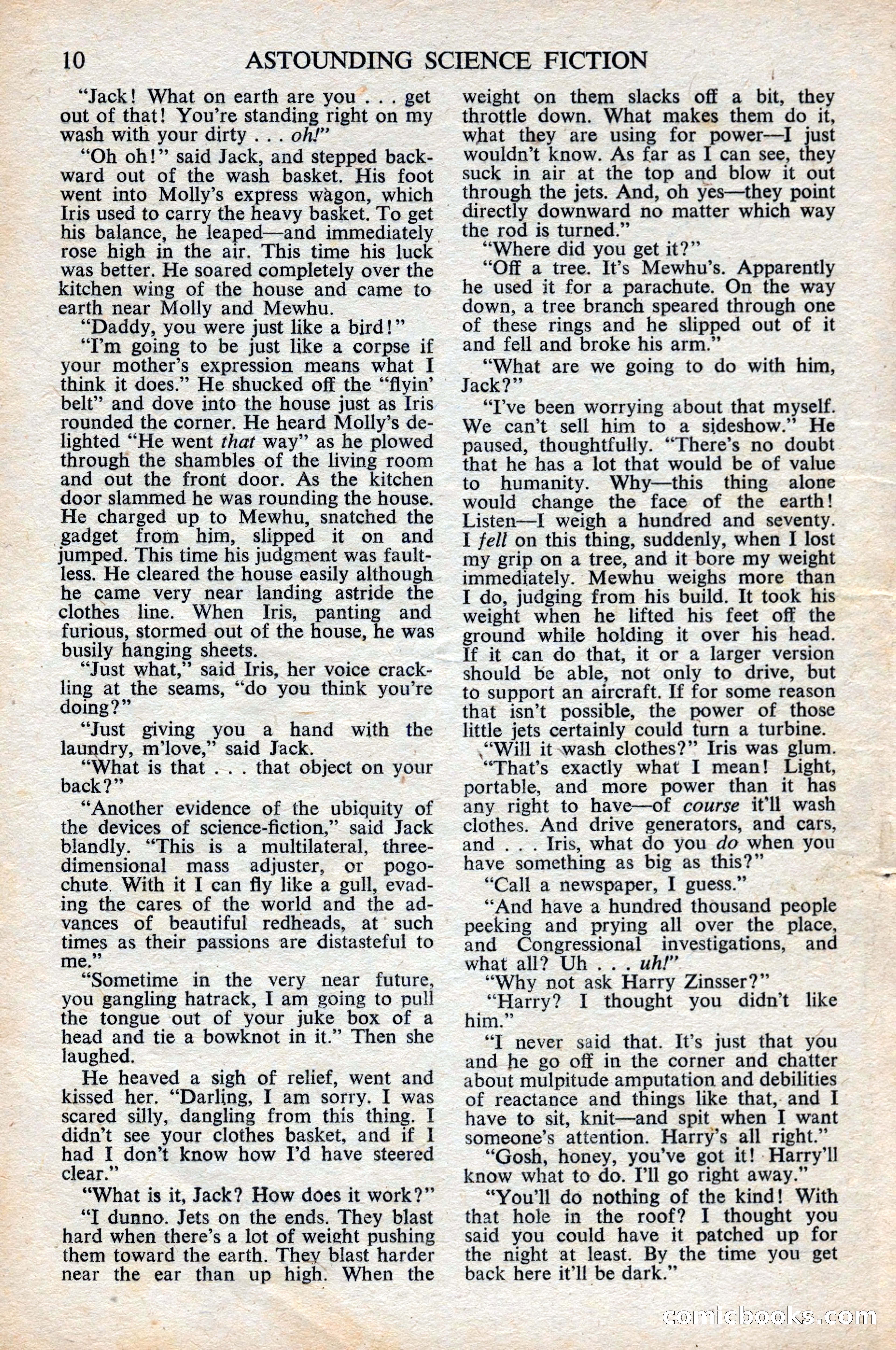 Astounding Science Fiction, British Edition, June 1947 — page 12 of 68