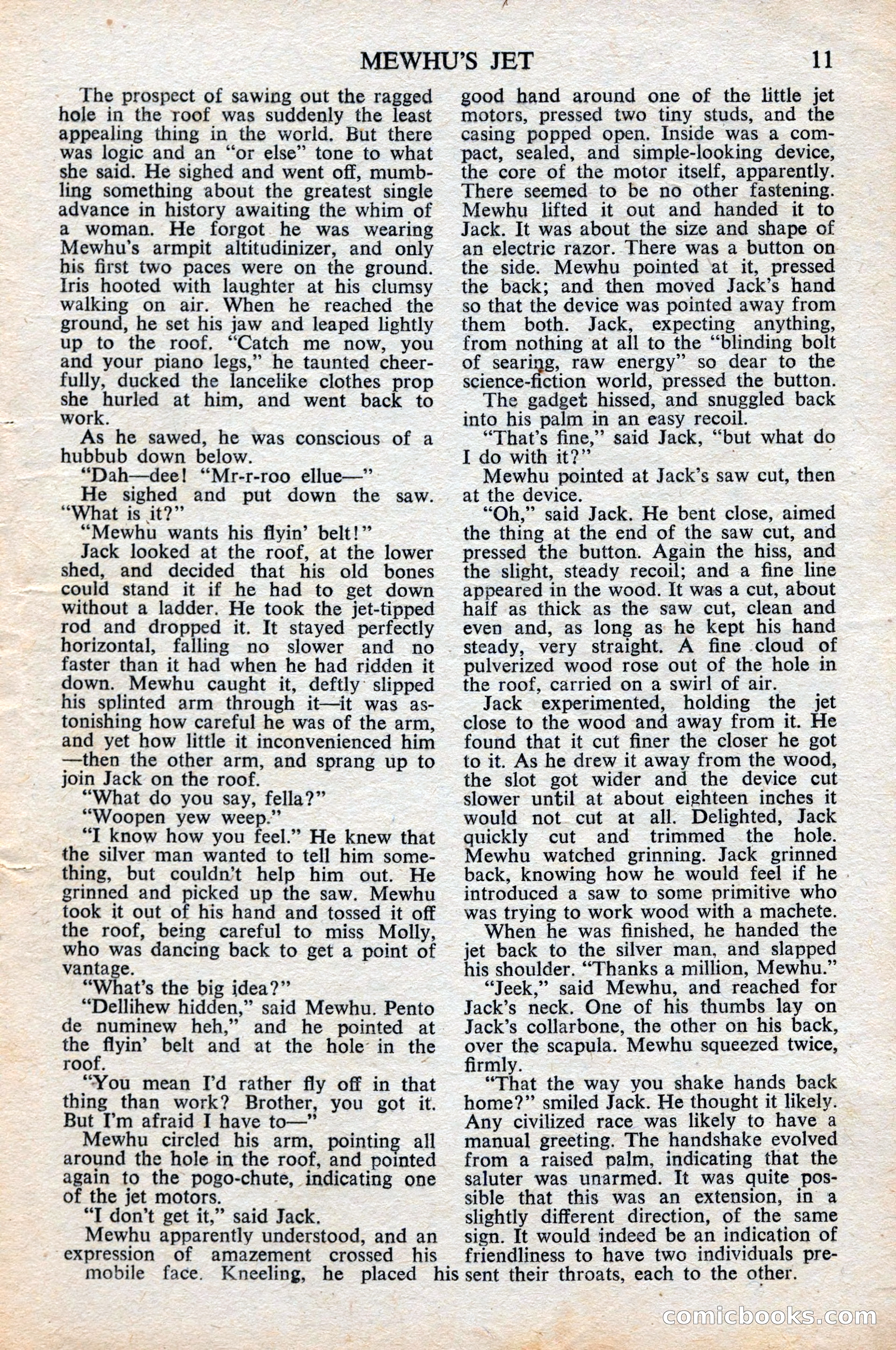 Astounding Science Fiction, British Edition, June 1947 — page 13 of 68