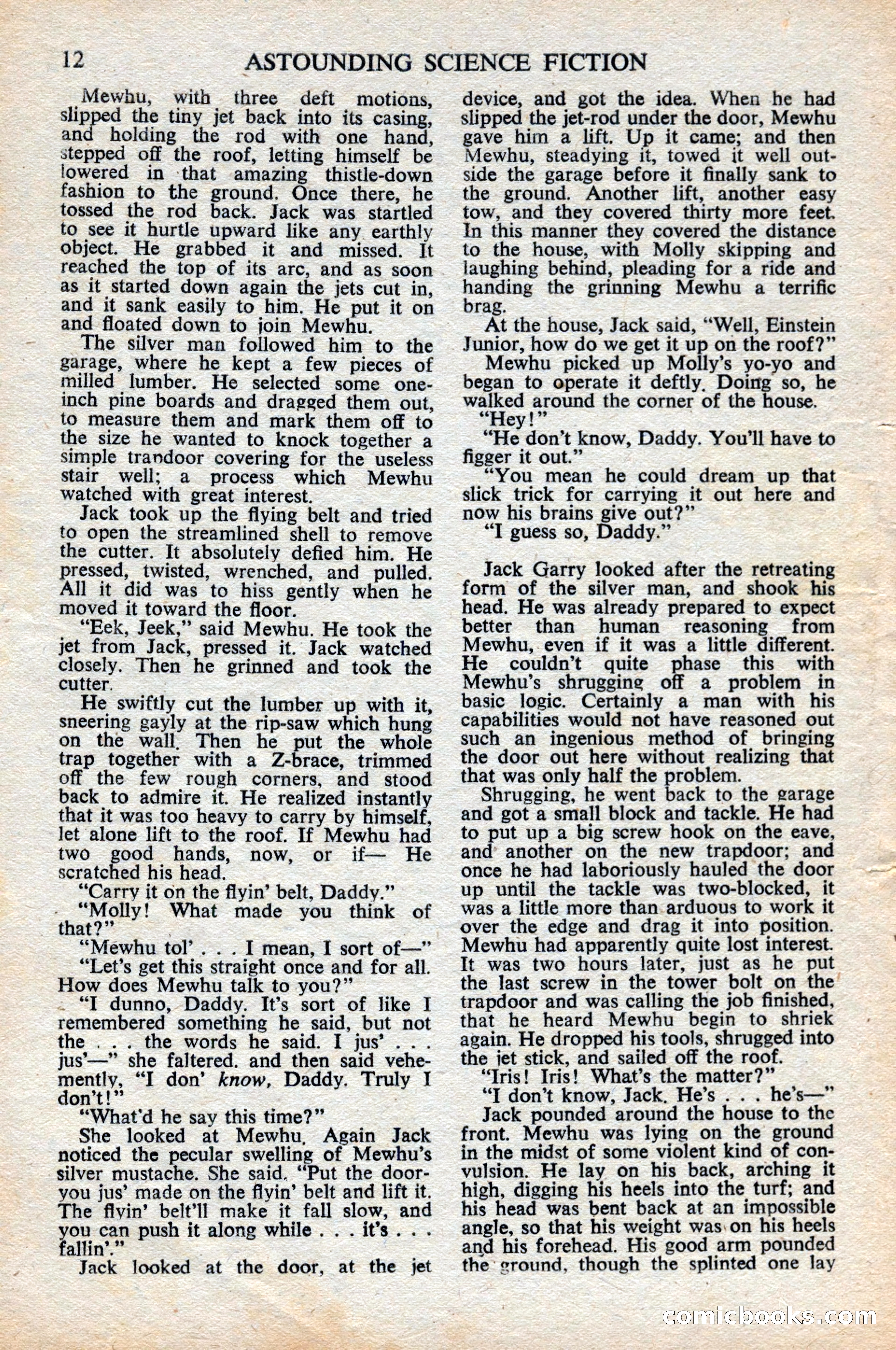 Astounding Science Fiction, British Edition, June 1947 — page 14 of 68