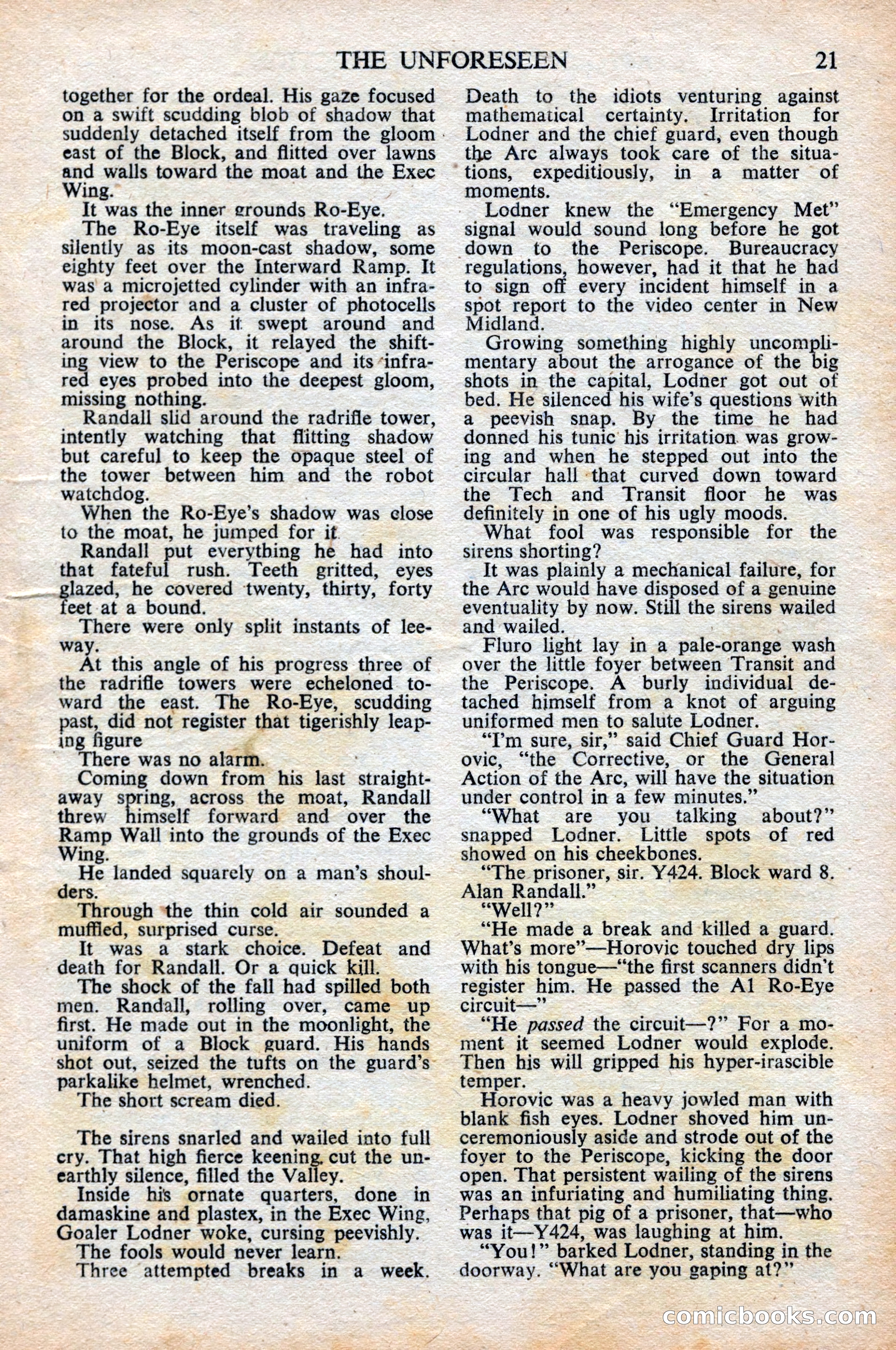 Astounding Science Fiction, British Edition, June 1947 — page 23 of 68