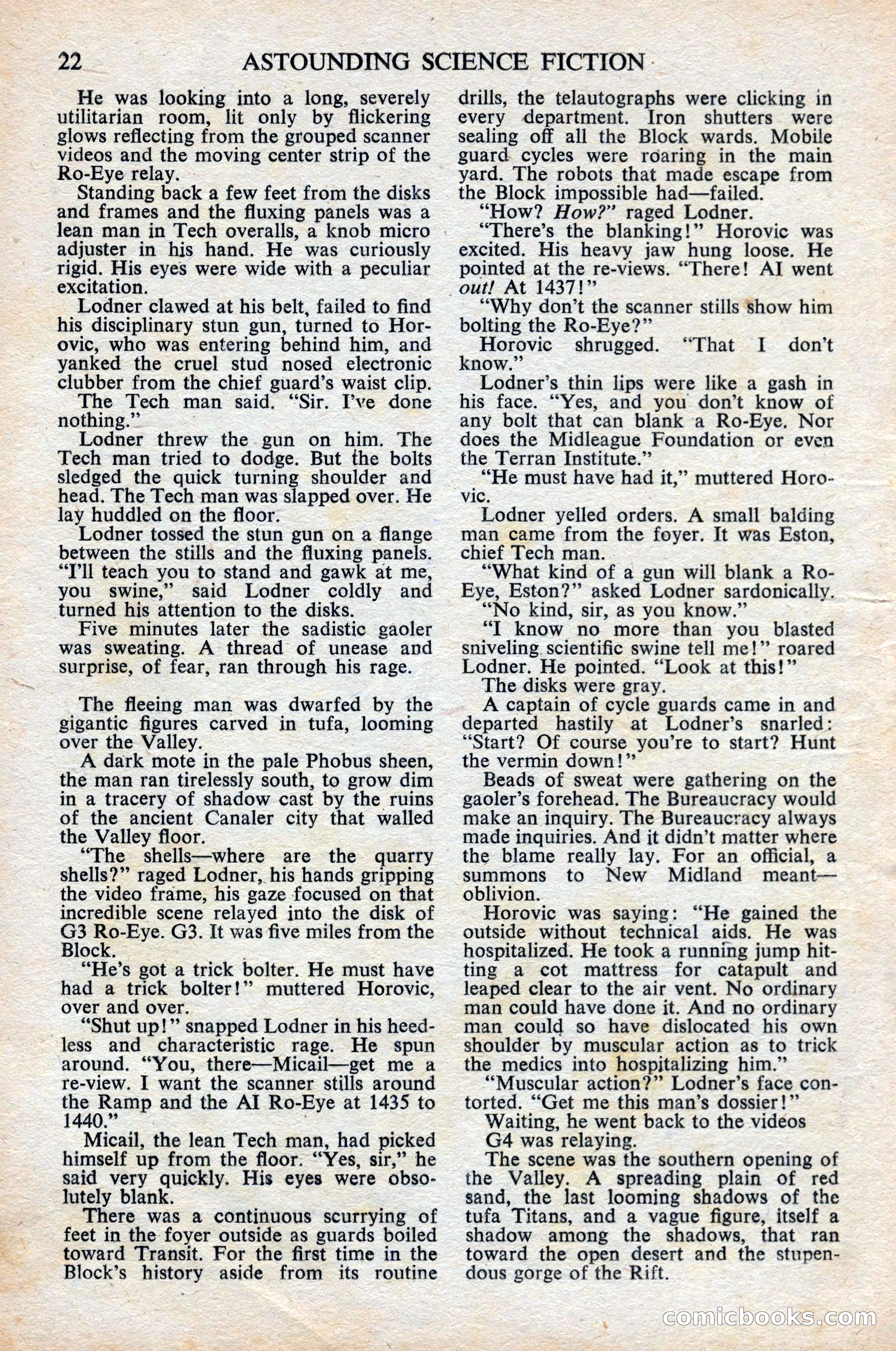 Astounding Science Fiction, British Edition, June 1947 — page 24 of 68
