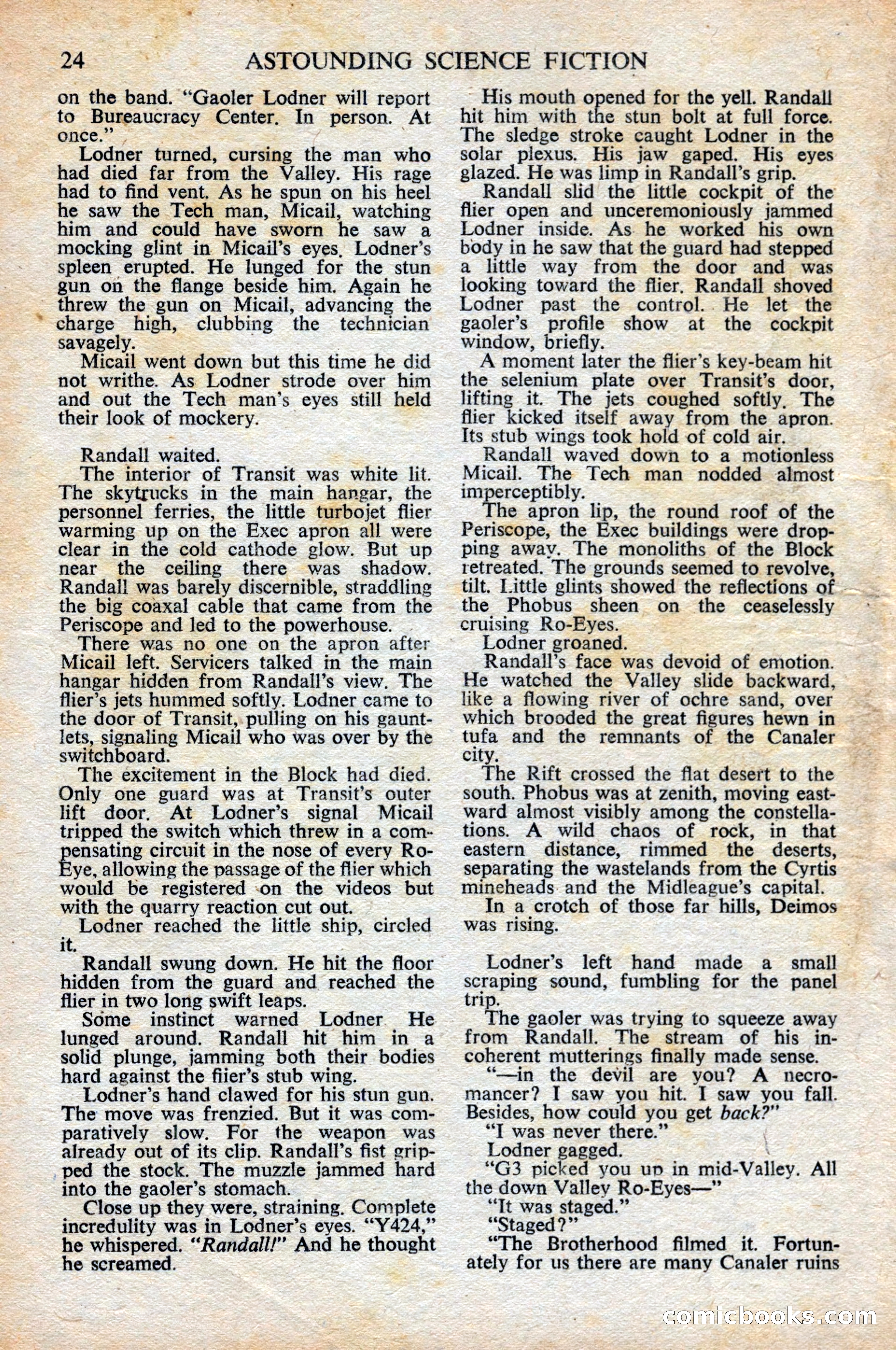 Astounding Science Fiction, British Edition, June 1947 — page 26 of 68