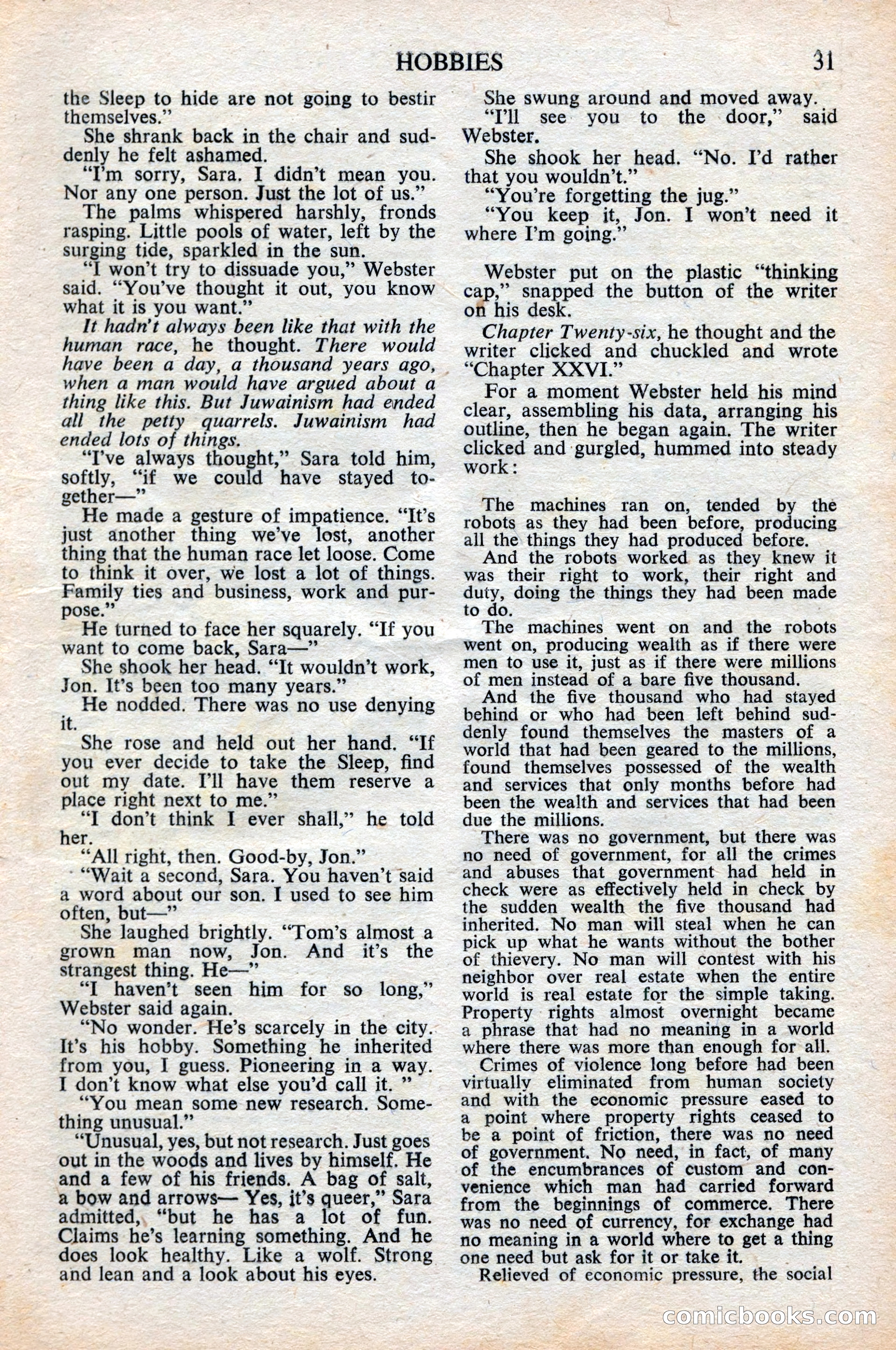 Astounding Science Fiction, British Edition, June 1947 — page 31 of 68