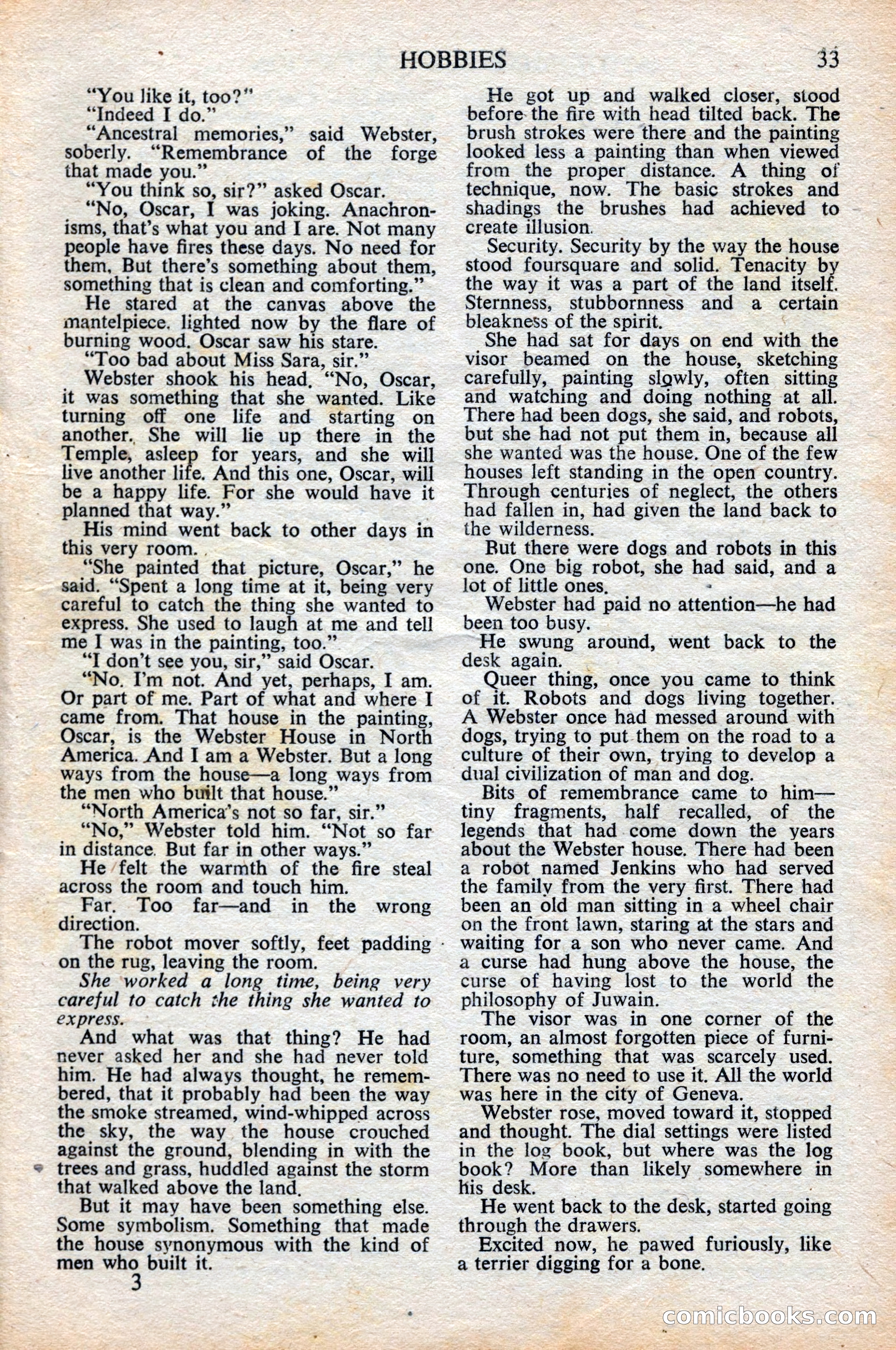 Astounding Science Fiction, British Edition, June 1947 — page 33 of 68