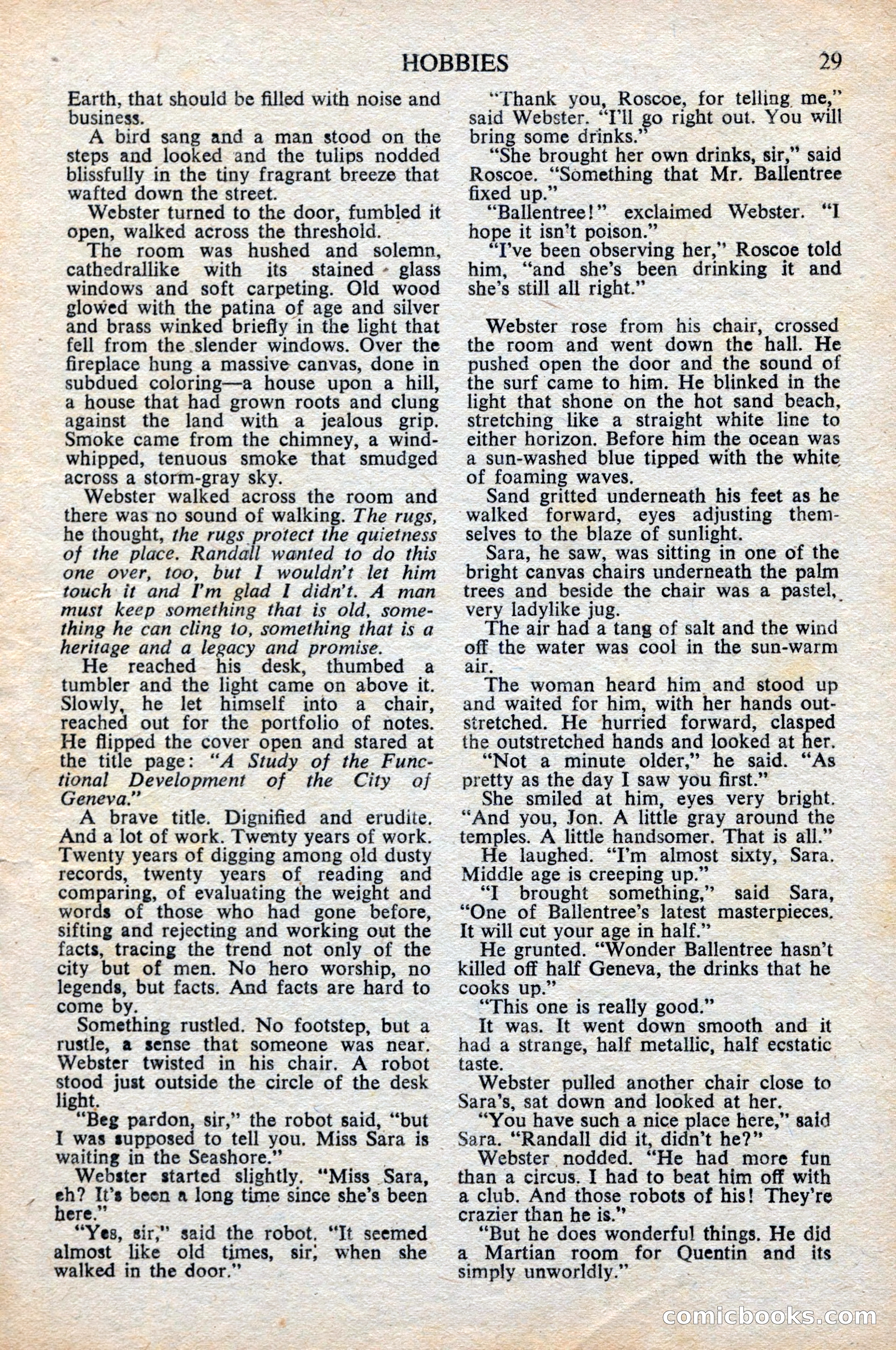 Astounding Science Fiction, British Edition, June 1947 — page 35 of 68