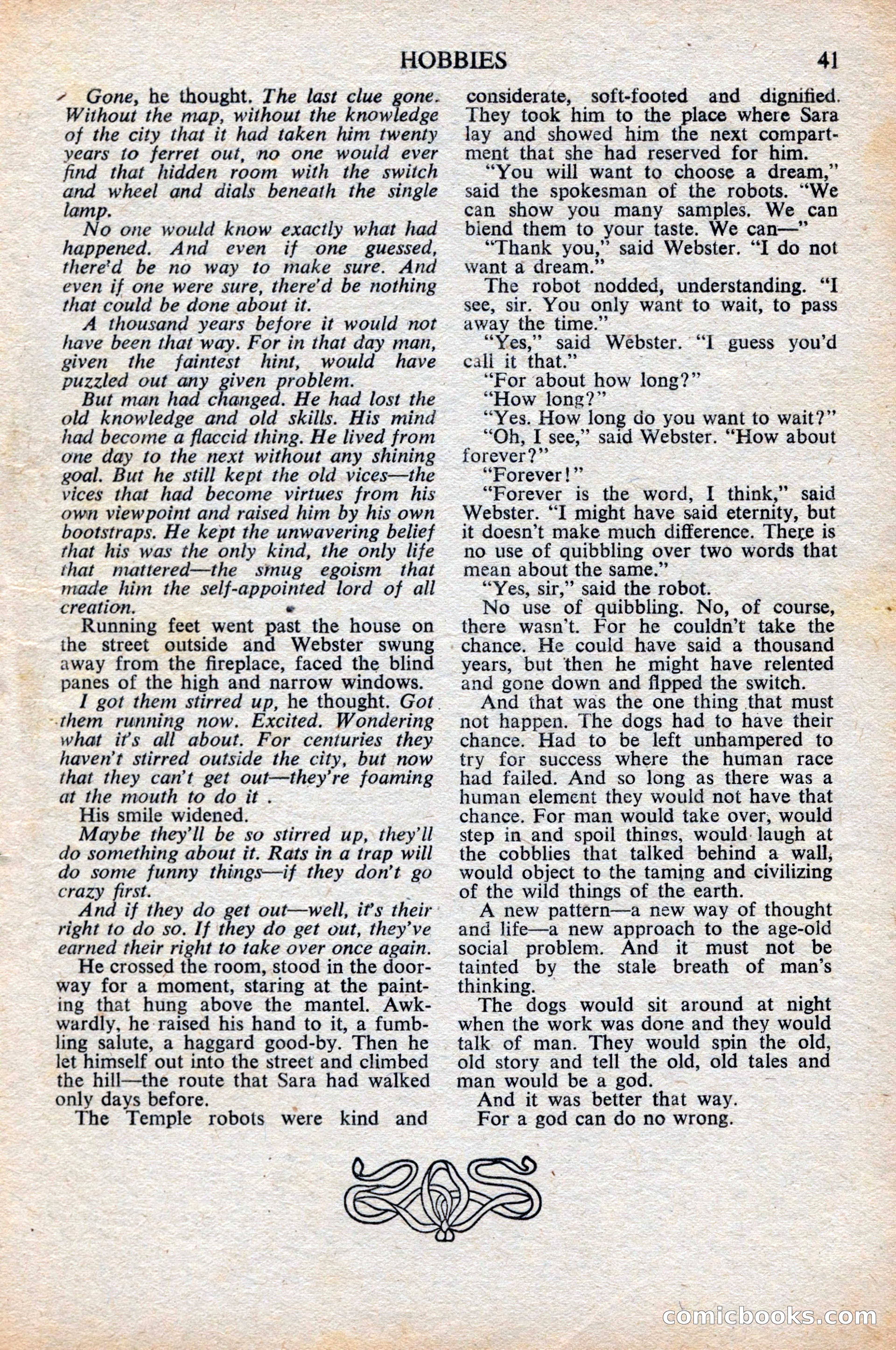 Astounding Science Fiction, British Edition, June 1947 — page 43 of 68