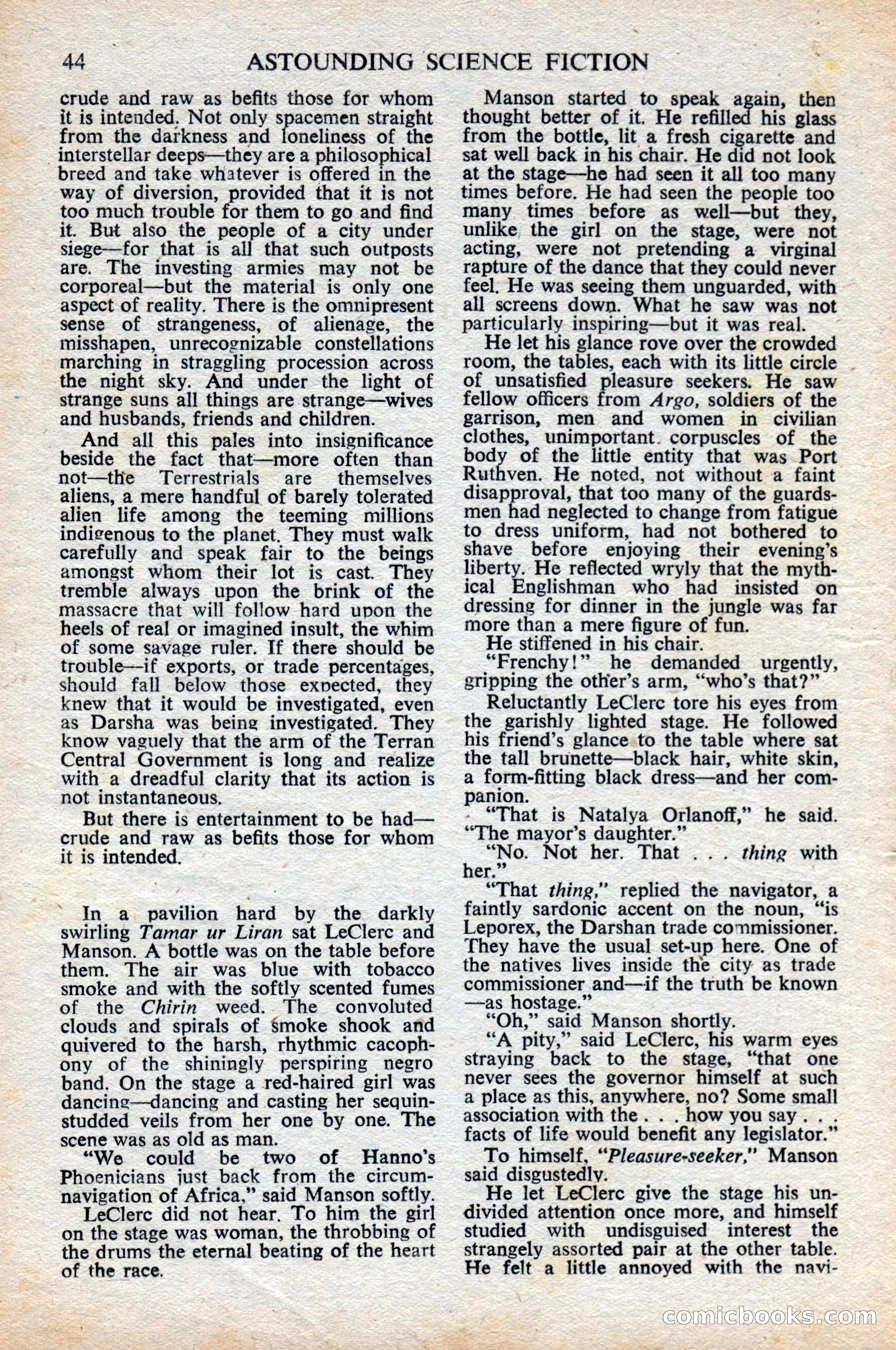 Astounding Science Fiction, British Edition, June 1947 — page 46 of 68