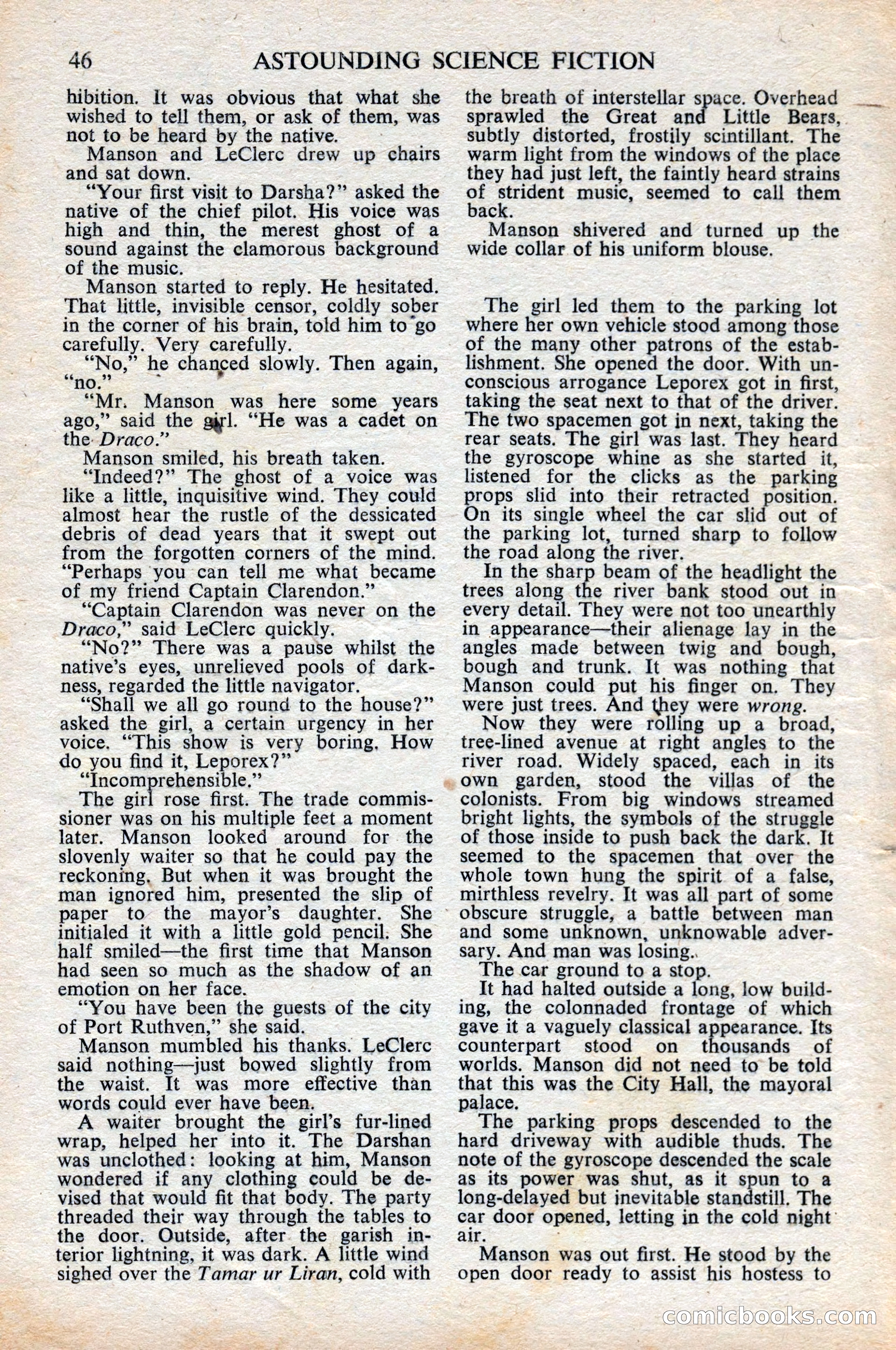 Astounding Science Fiction, British Edition, June 1947 — page 52 of 68
