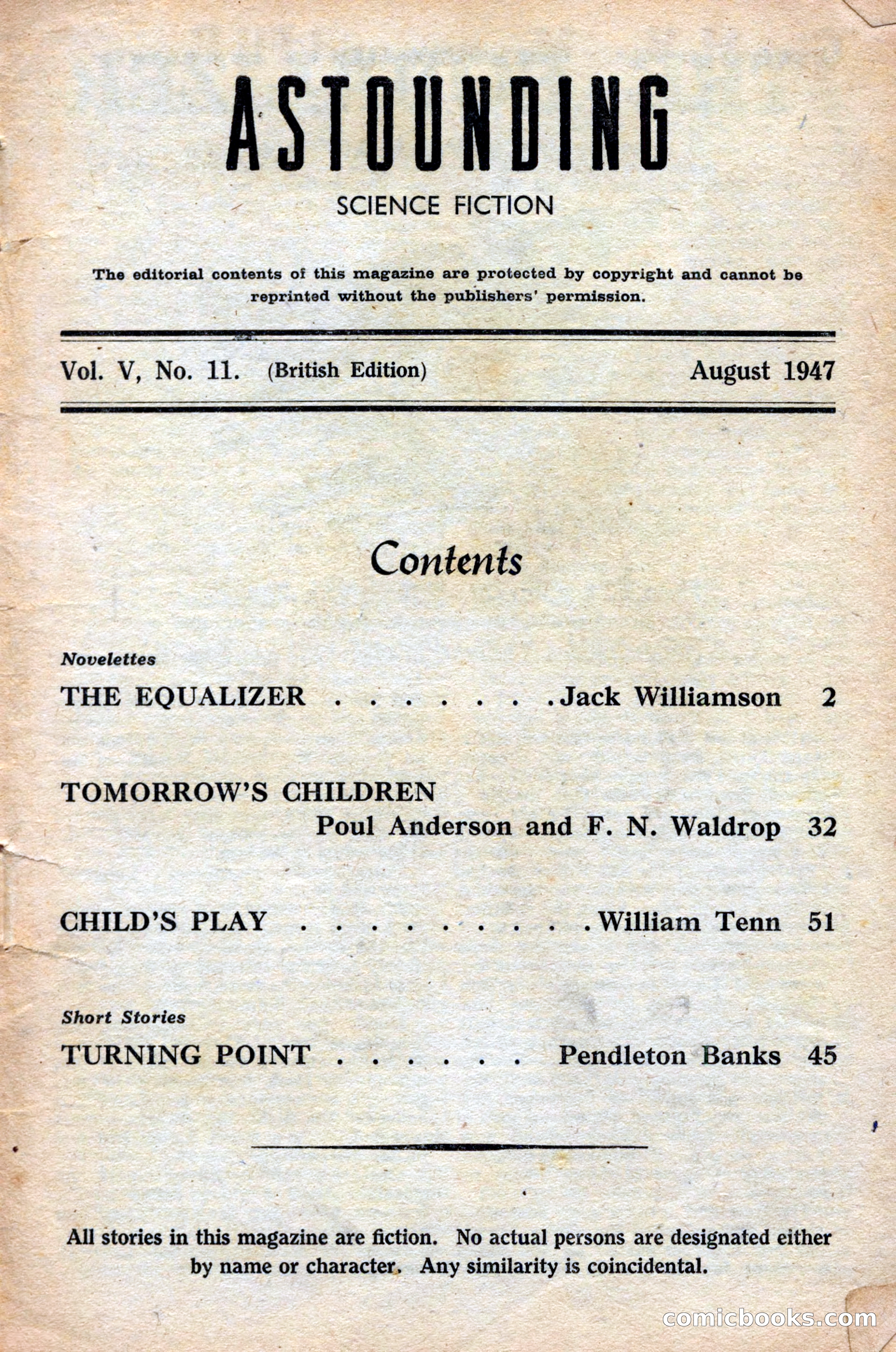 Astounding Science Fiction (British Edition) — page 3 of 68