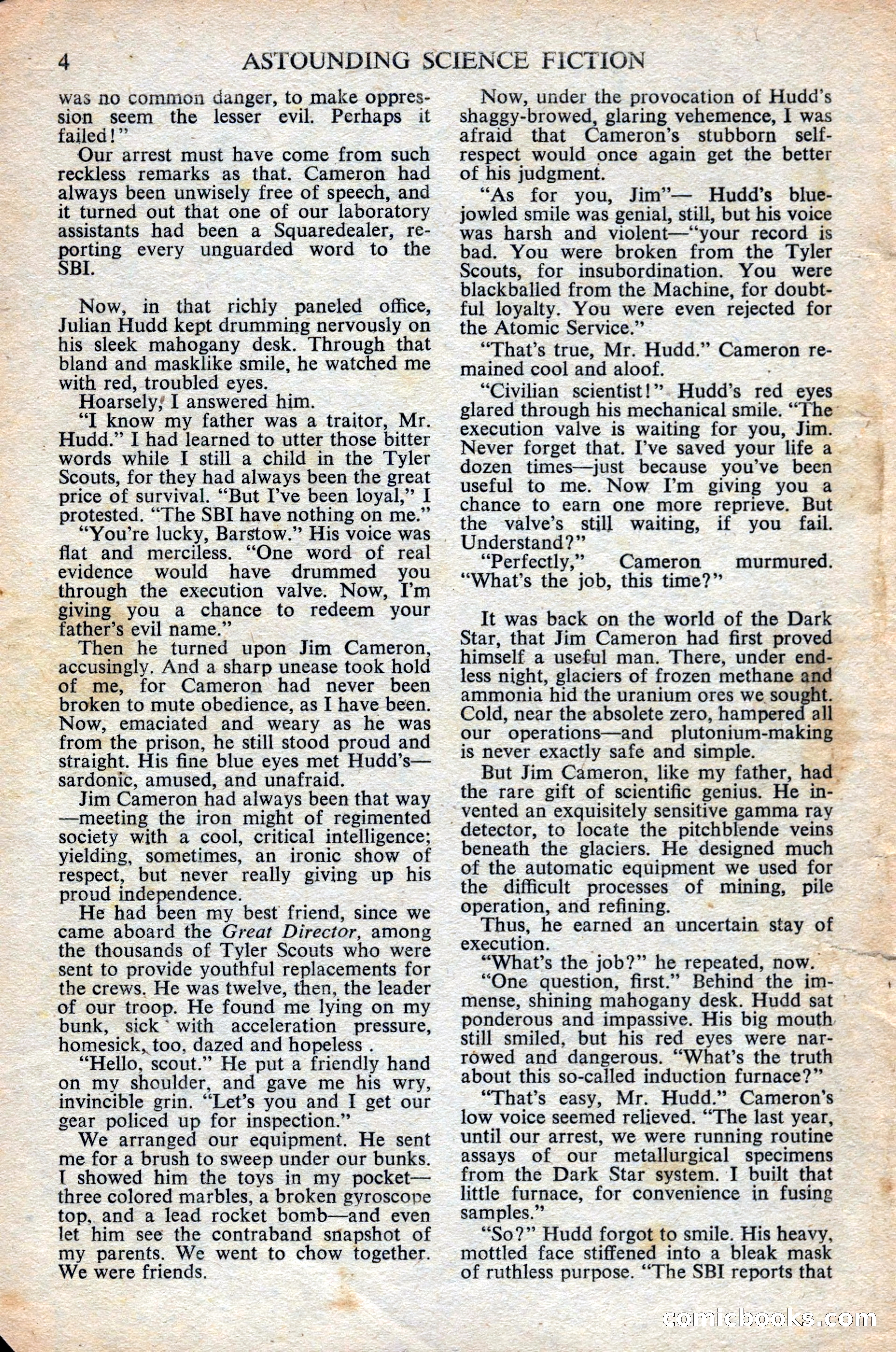 Astounding Science Fiction (British Edition) — page 6 of 68
