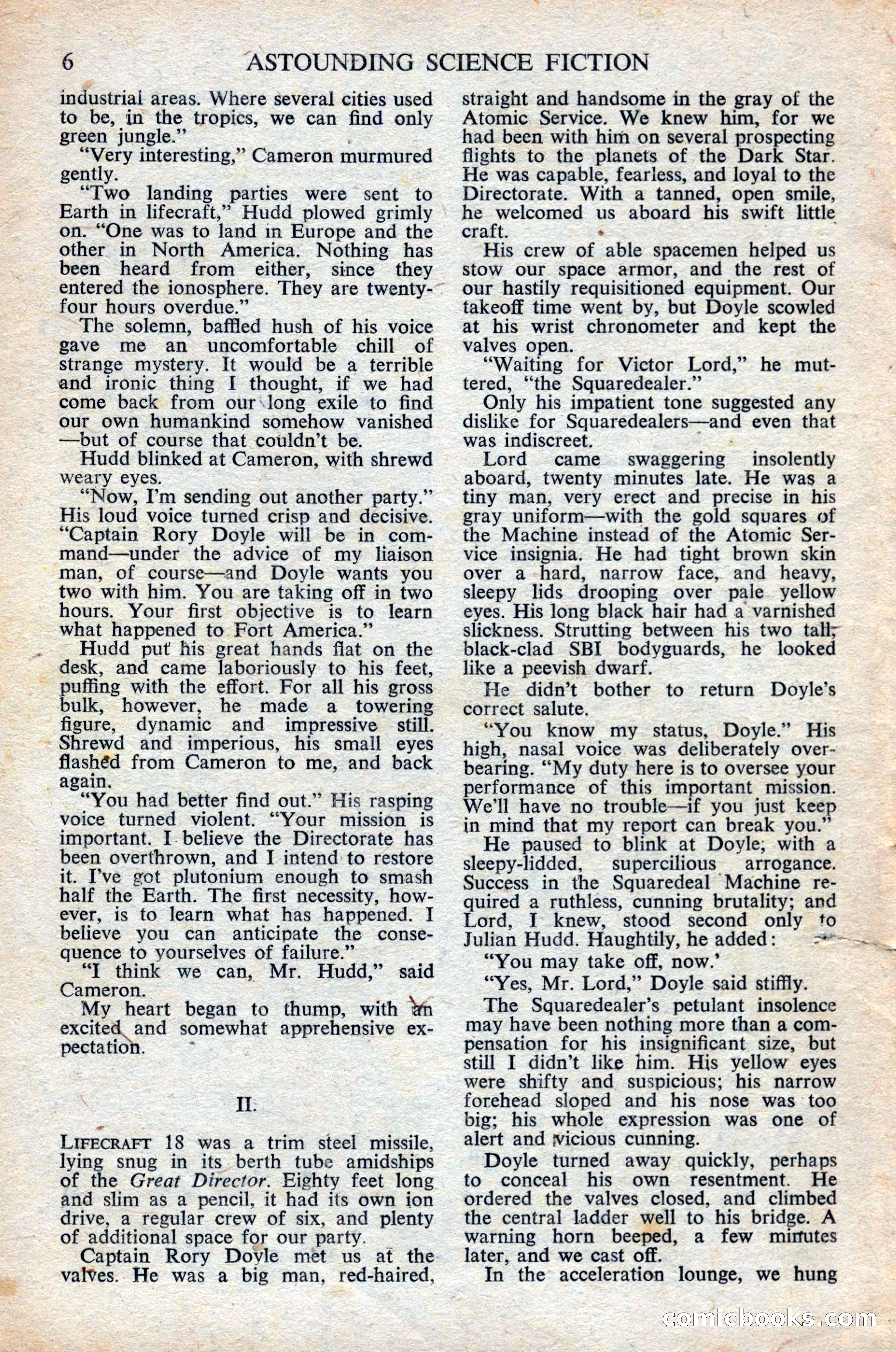 Astounding Science Fiction (British Edition) — page 8 of 68