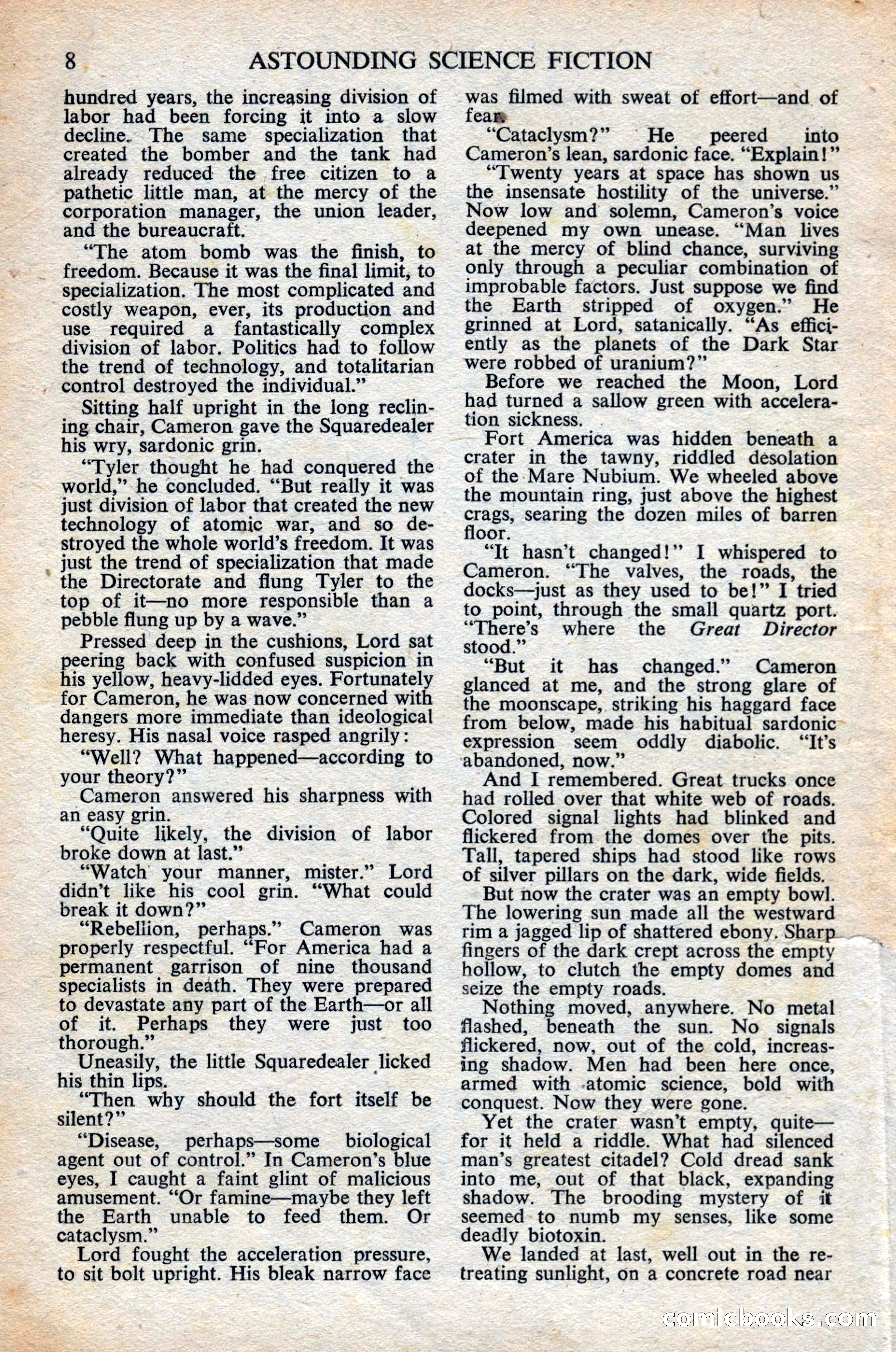 Astounding Science Fiction (British Edition) — page 10 of 68