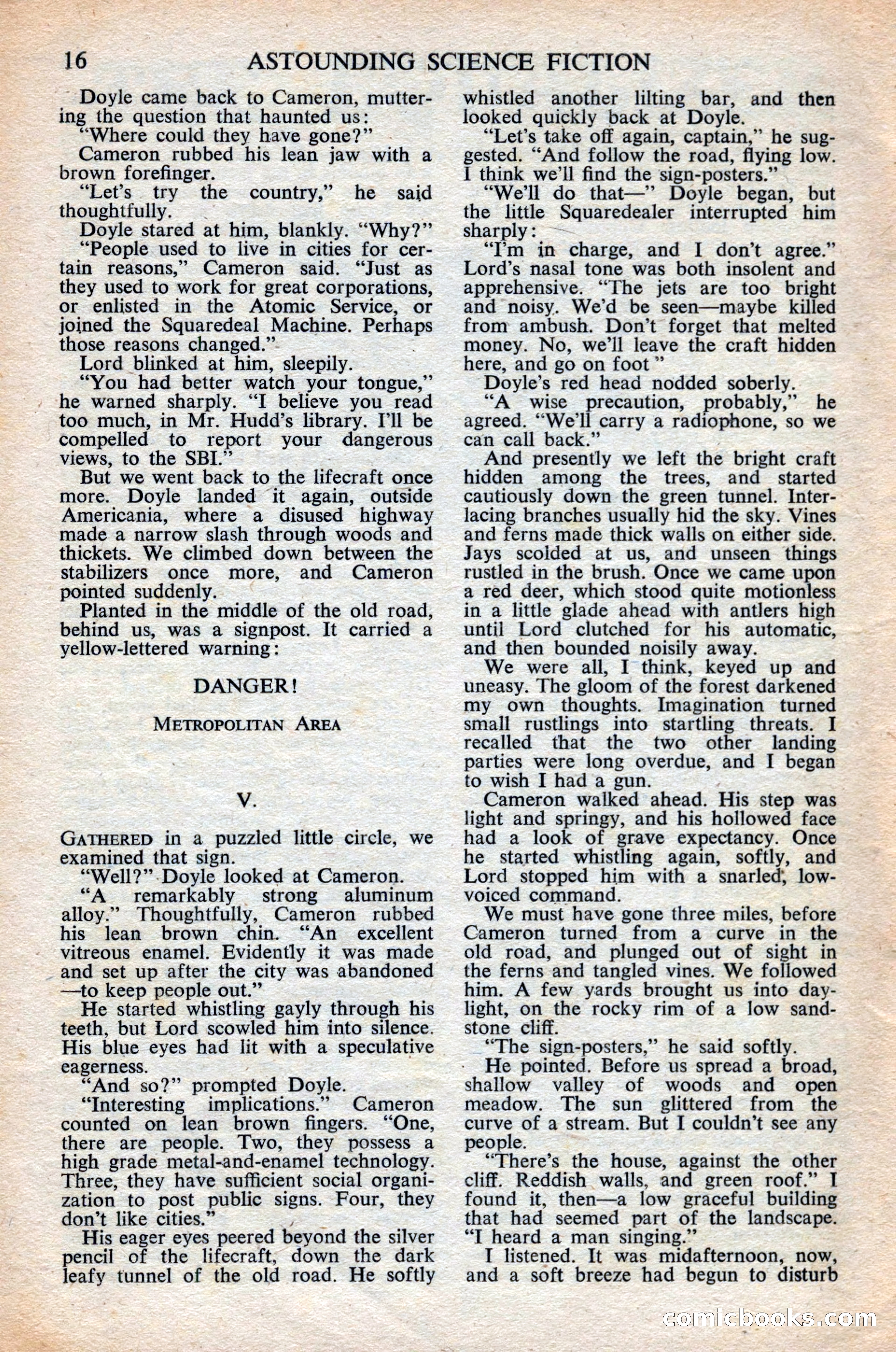 Astounding Science Fiction (British Edition) — page 18 of 68