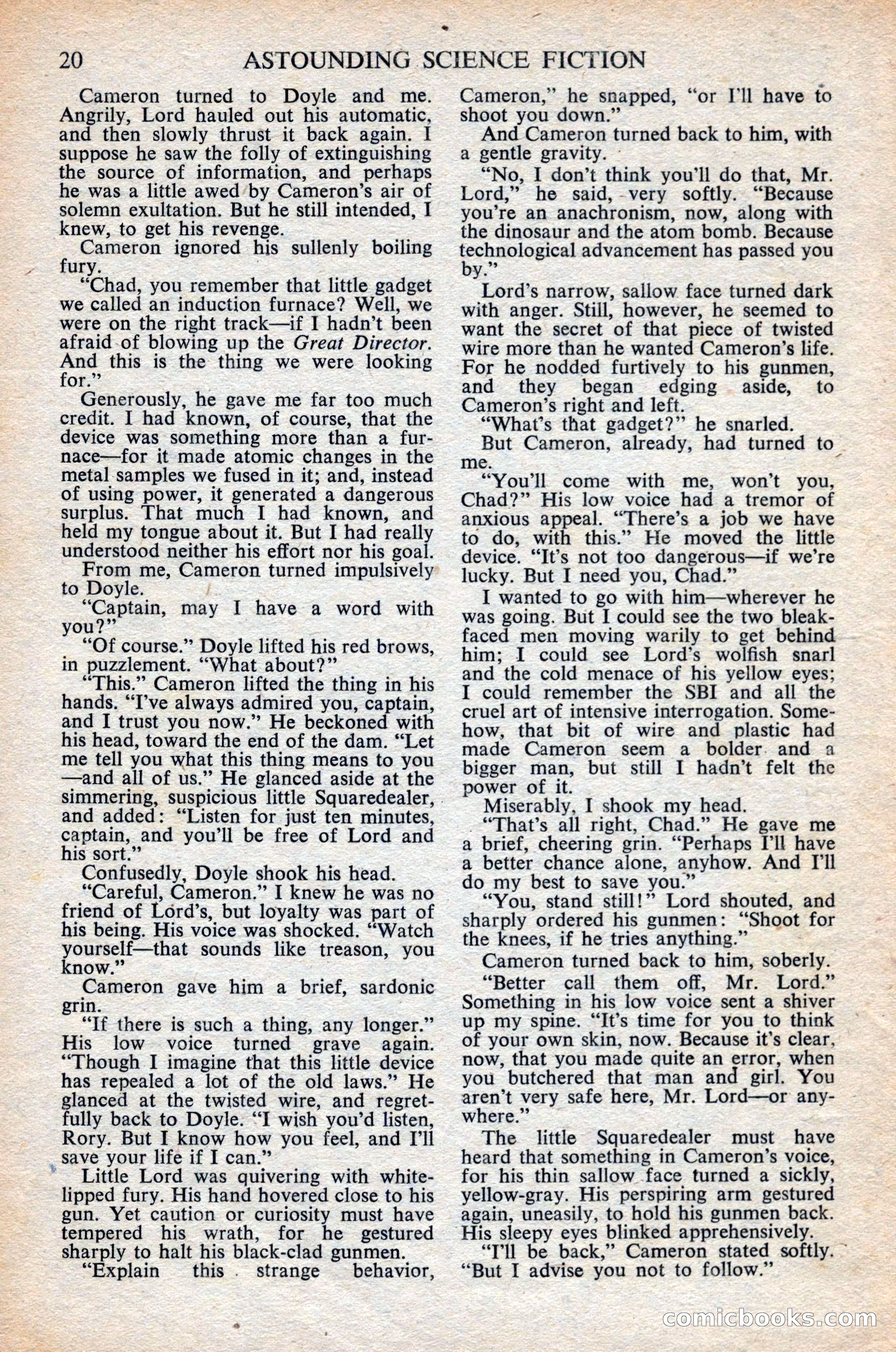 Astounding Science Fiction (British Edition) — page 22 of 68