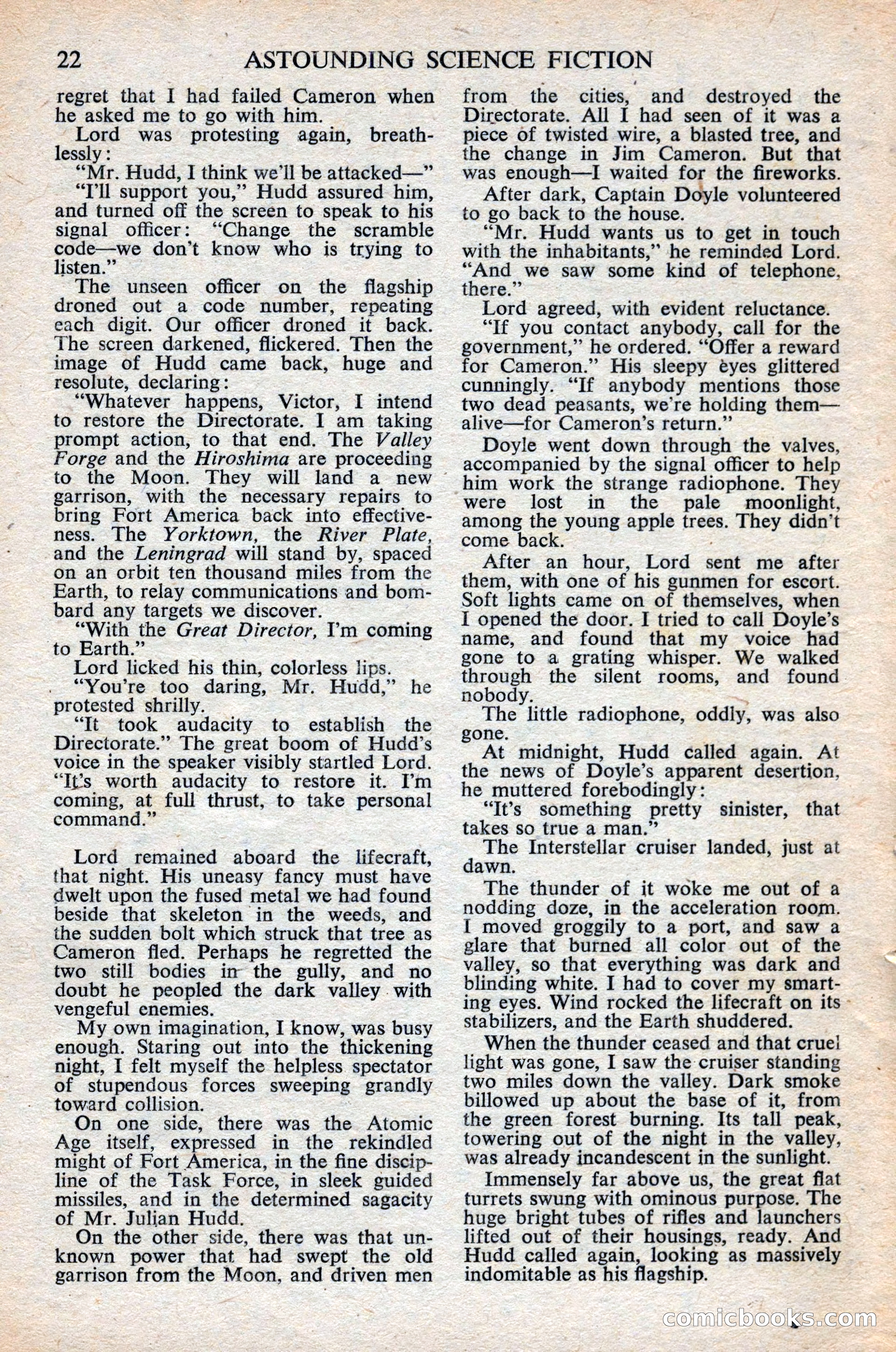 Astounding Science Fiction (British Edition) — page 24 of 68