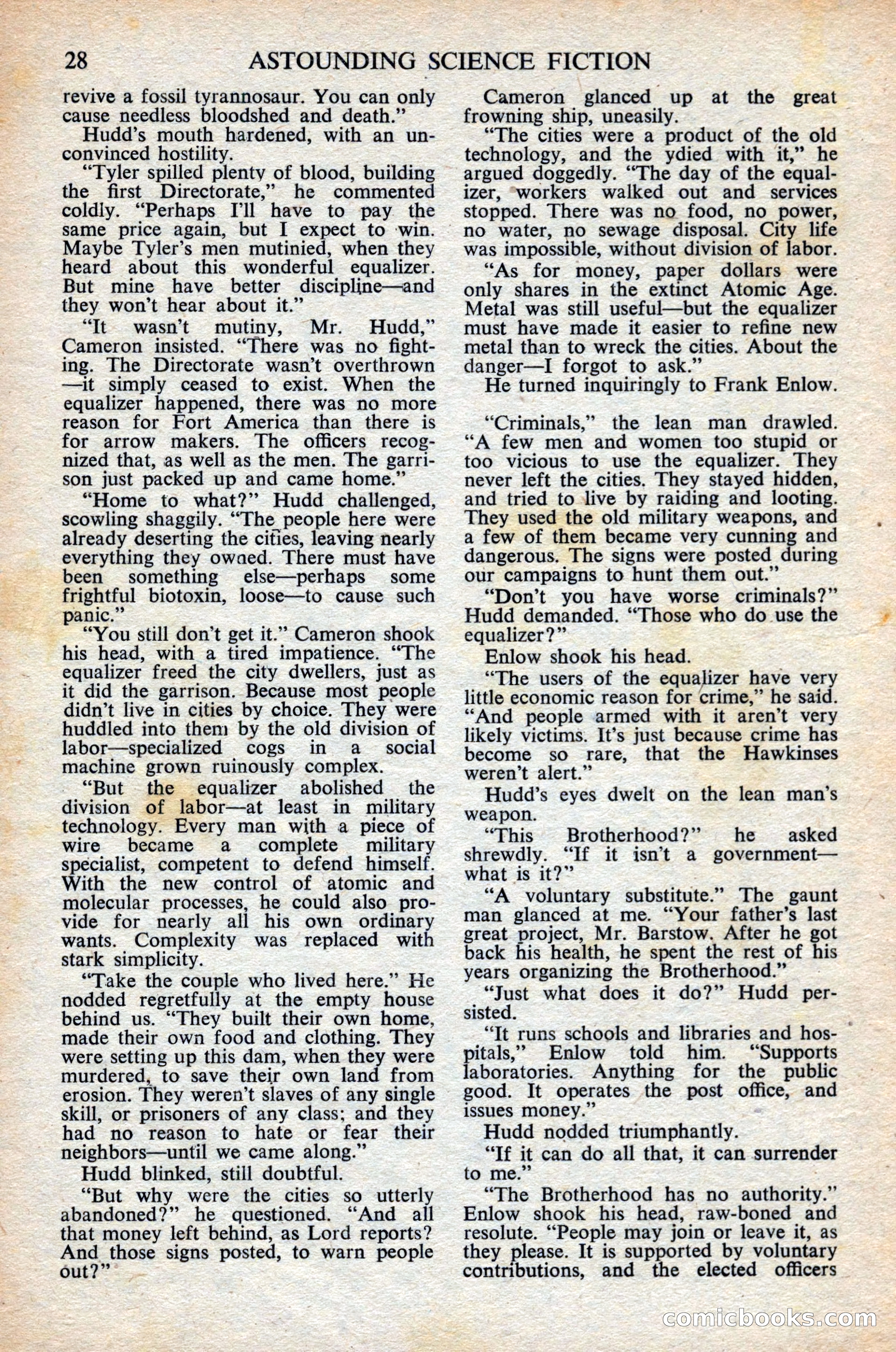 Astounding Science Fiction (British Edition) — page 30 of 68