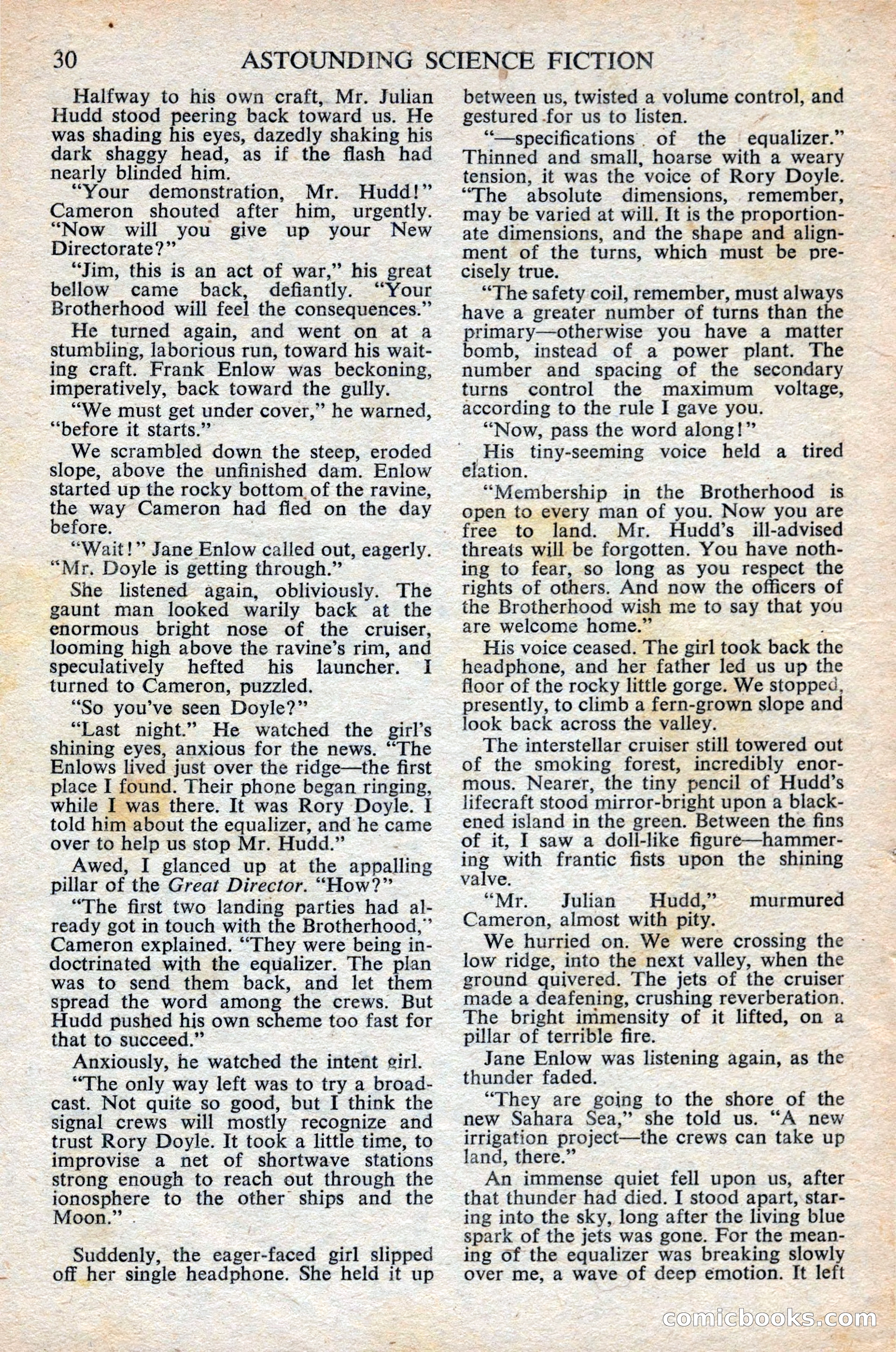 Astounding Science Fiction (British Edition) — page 32 of 68