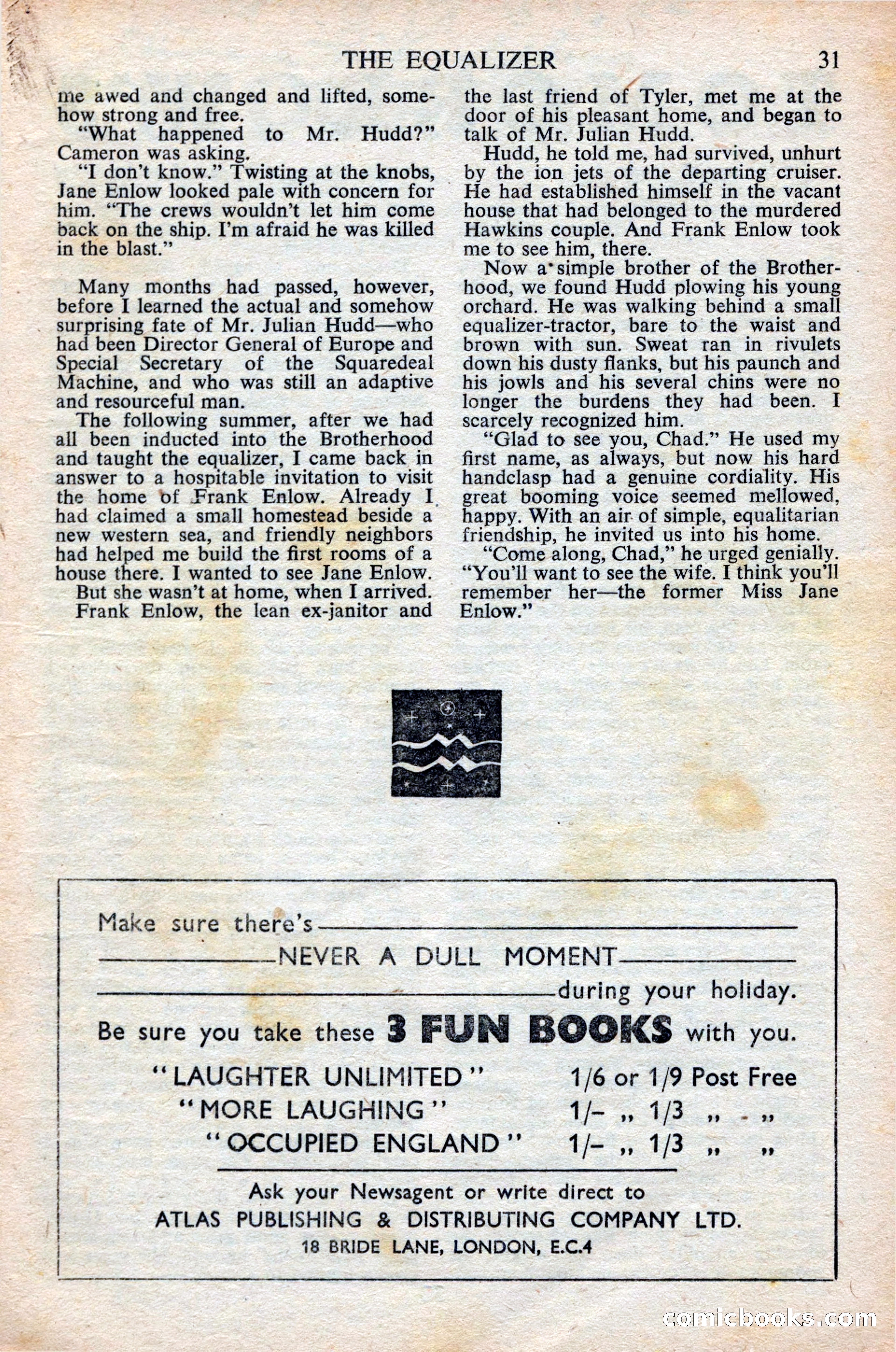 Astounding Science Fiction (British Edition) — page 33 of 68