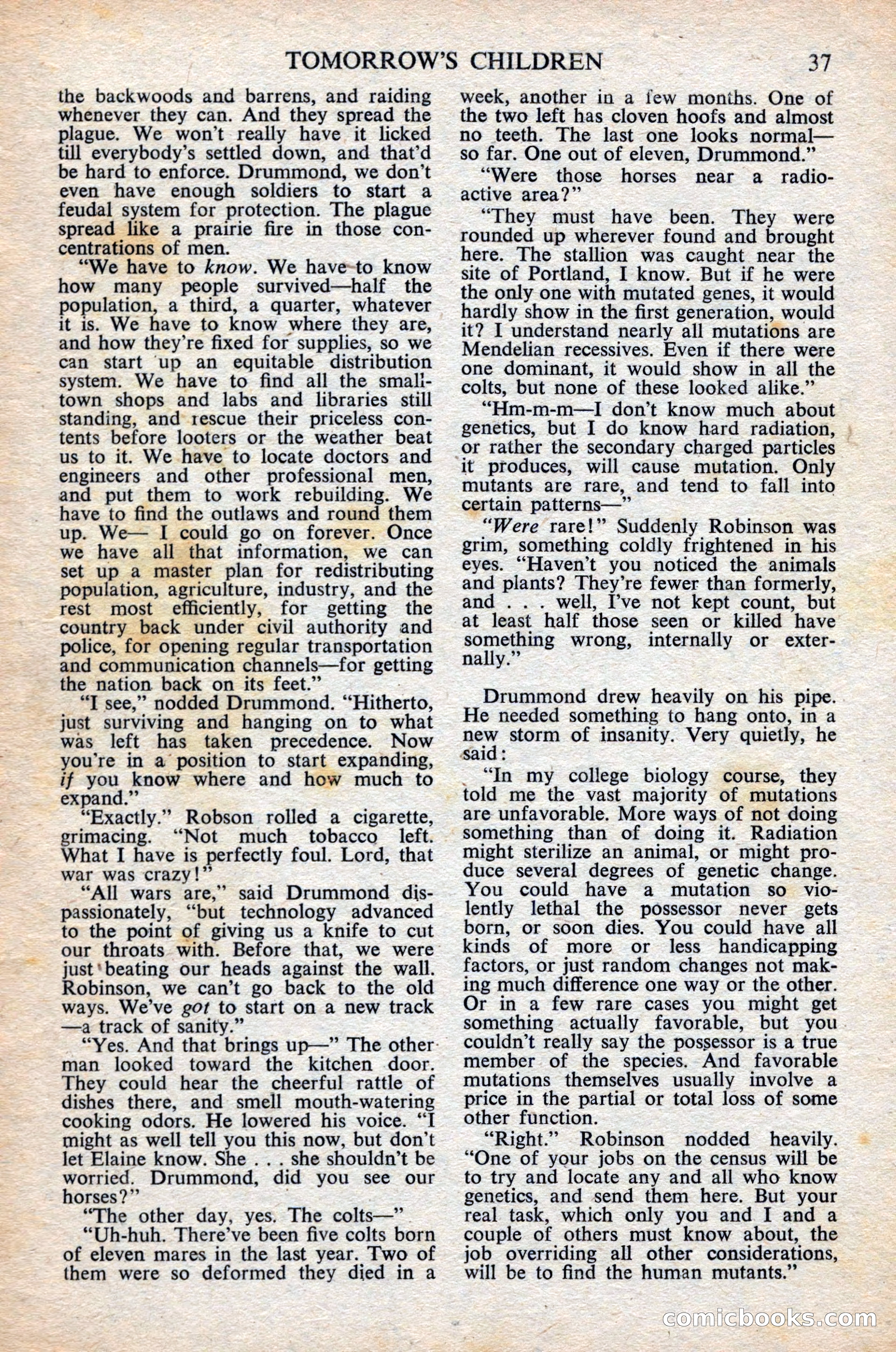 Astounding Science Fiction (British Edition) — page 39 of 68