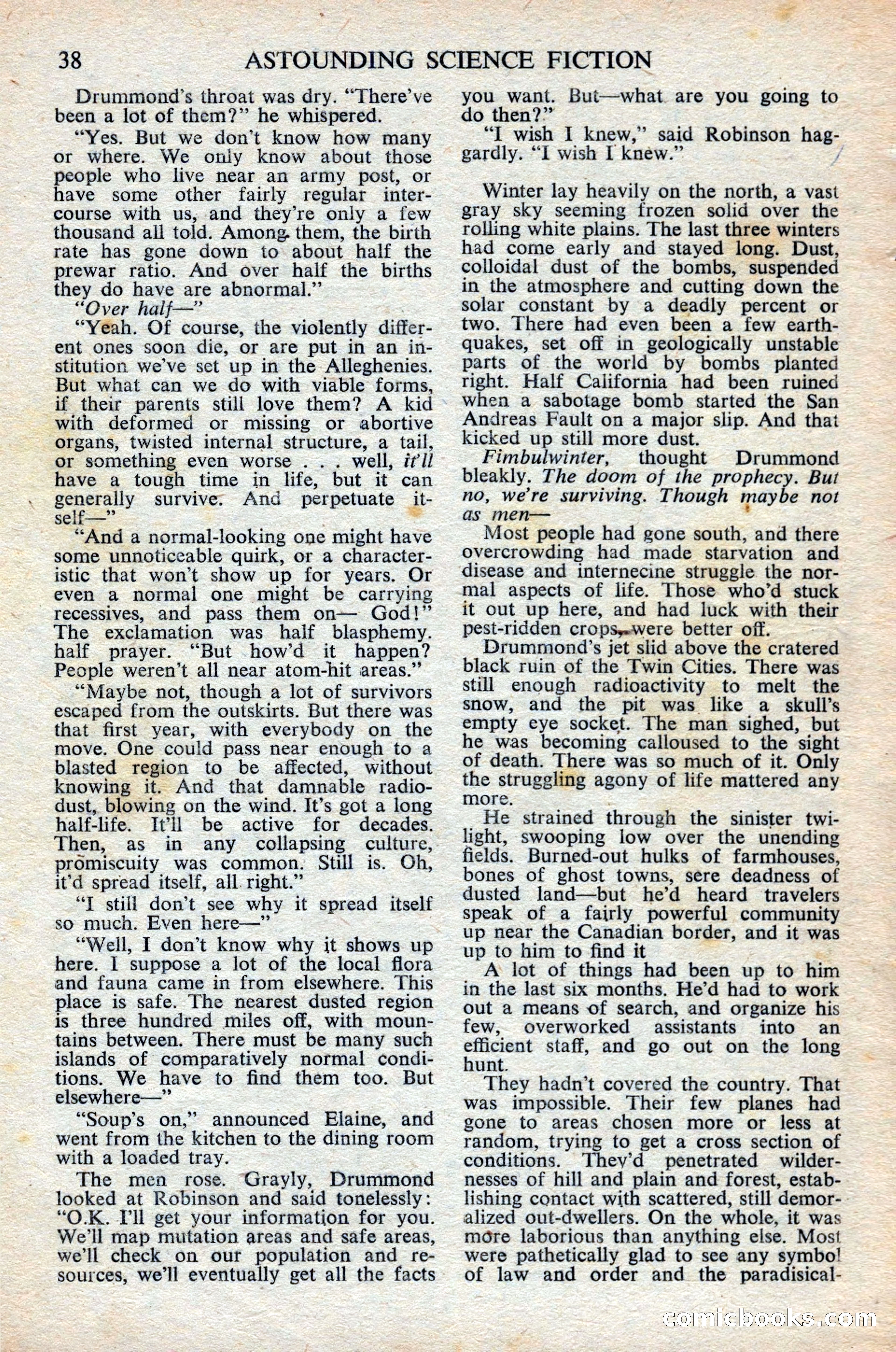 Astounding Science Fiction (British Edition) — page 40 of 68